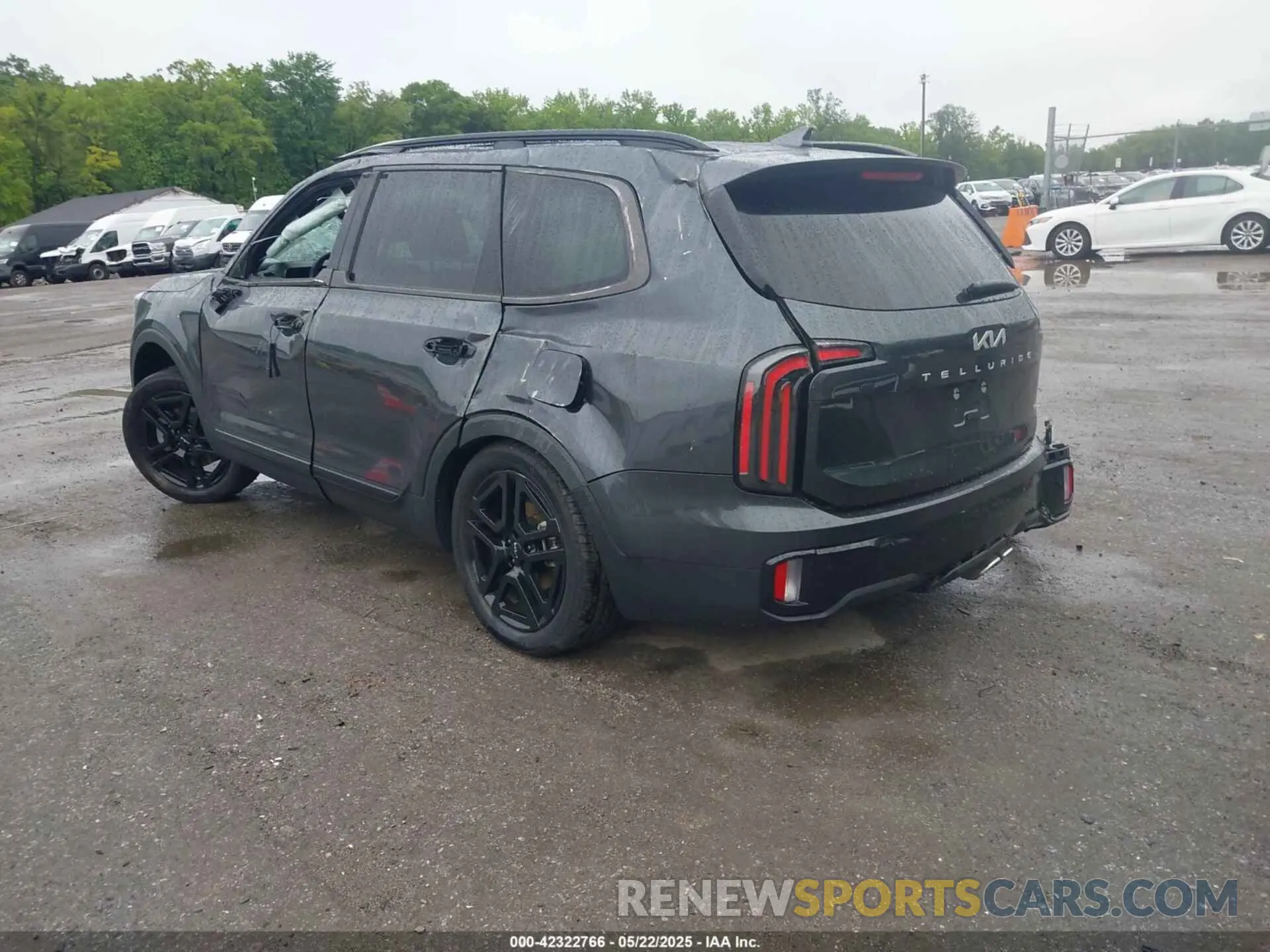 3 fotografías del automóvil dañado 5XYP5DGC5RG505157 KIA TELLURIDE 2024