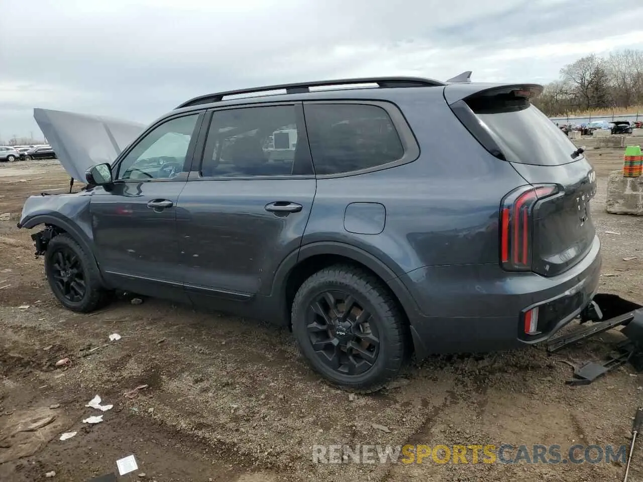2 fotografías del automóvil dañado 5XYP5DGC6RG438035 KIA TELLURIDE 2024