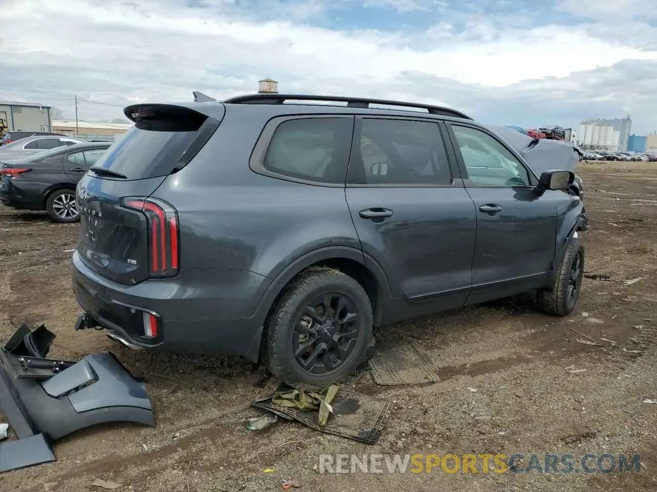 3 fotografías del automóvil dañado 5XYP5DGC6RG438035 KIA TELLURIDE 2024