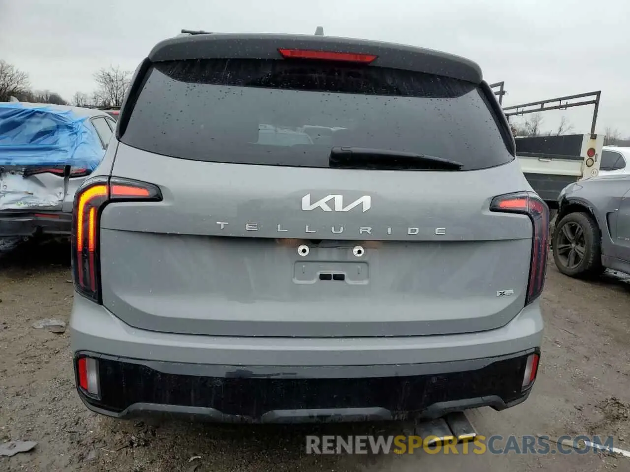 6 fotografías del automóvil dañado 5XYP5DGC6RG514451 KIA TELLURIDE 2024