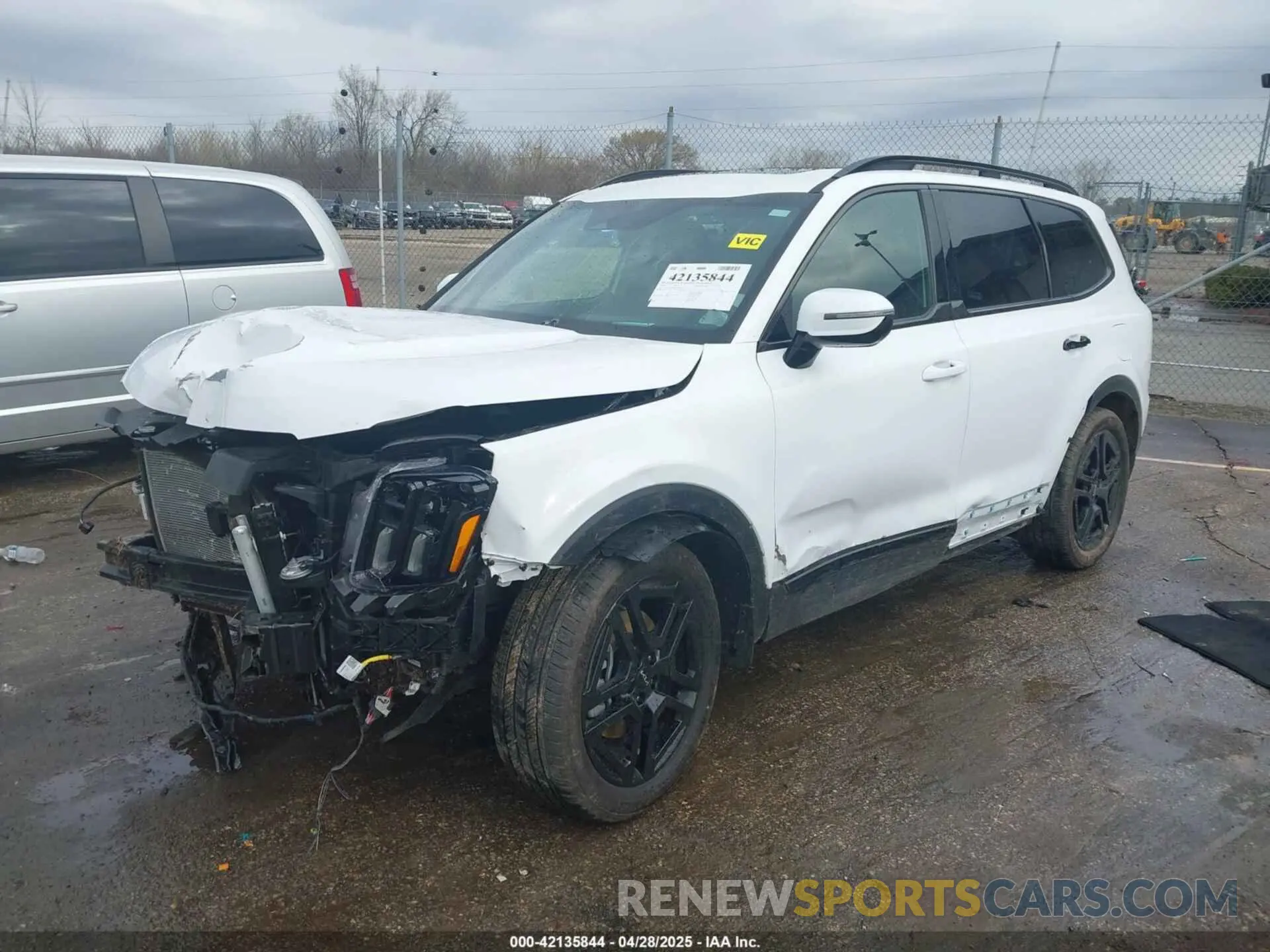 2 fotografías del automóvil dañado 5XYP5DGC6RG538930 KIA TELLURIDE 2024