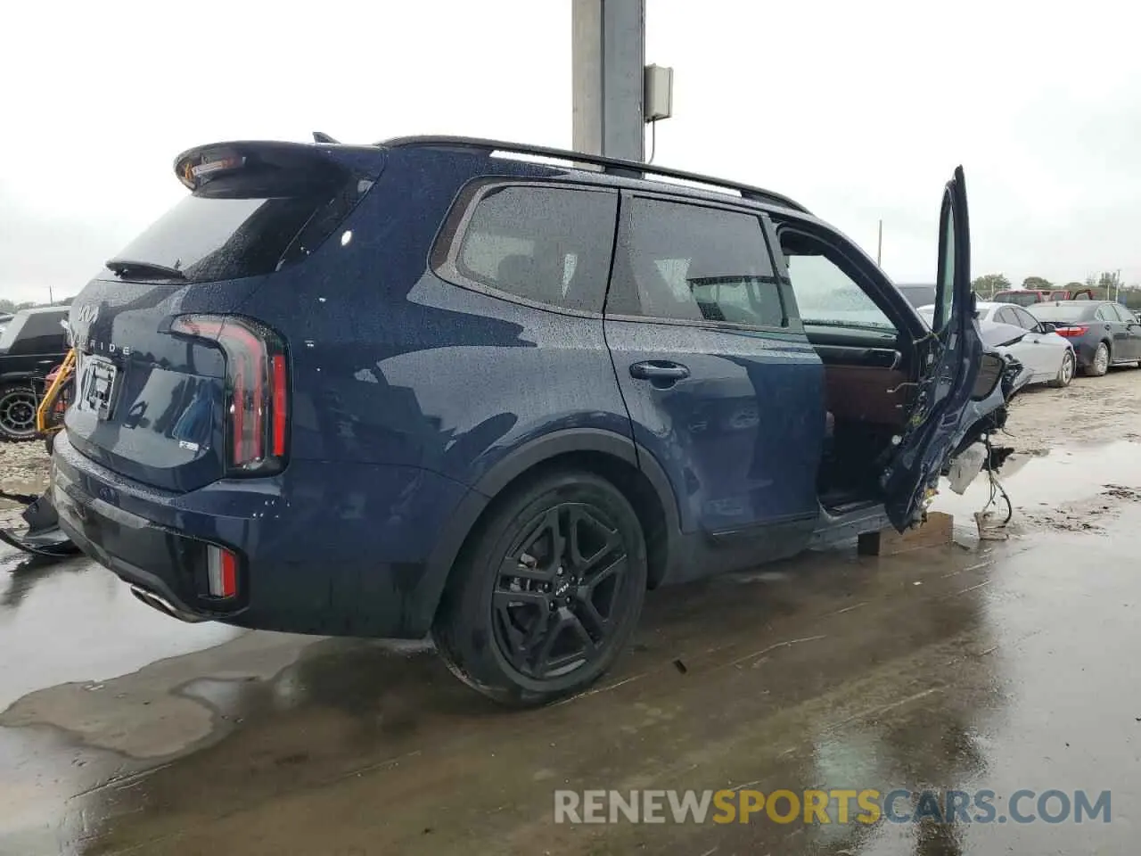 3 fotografías del automóvil dañado 5XYP5DGC6RG544498 KIA TELLURIDE 2024