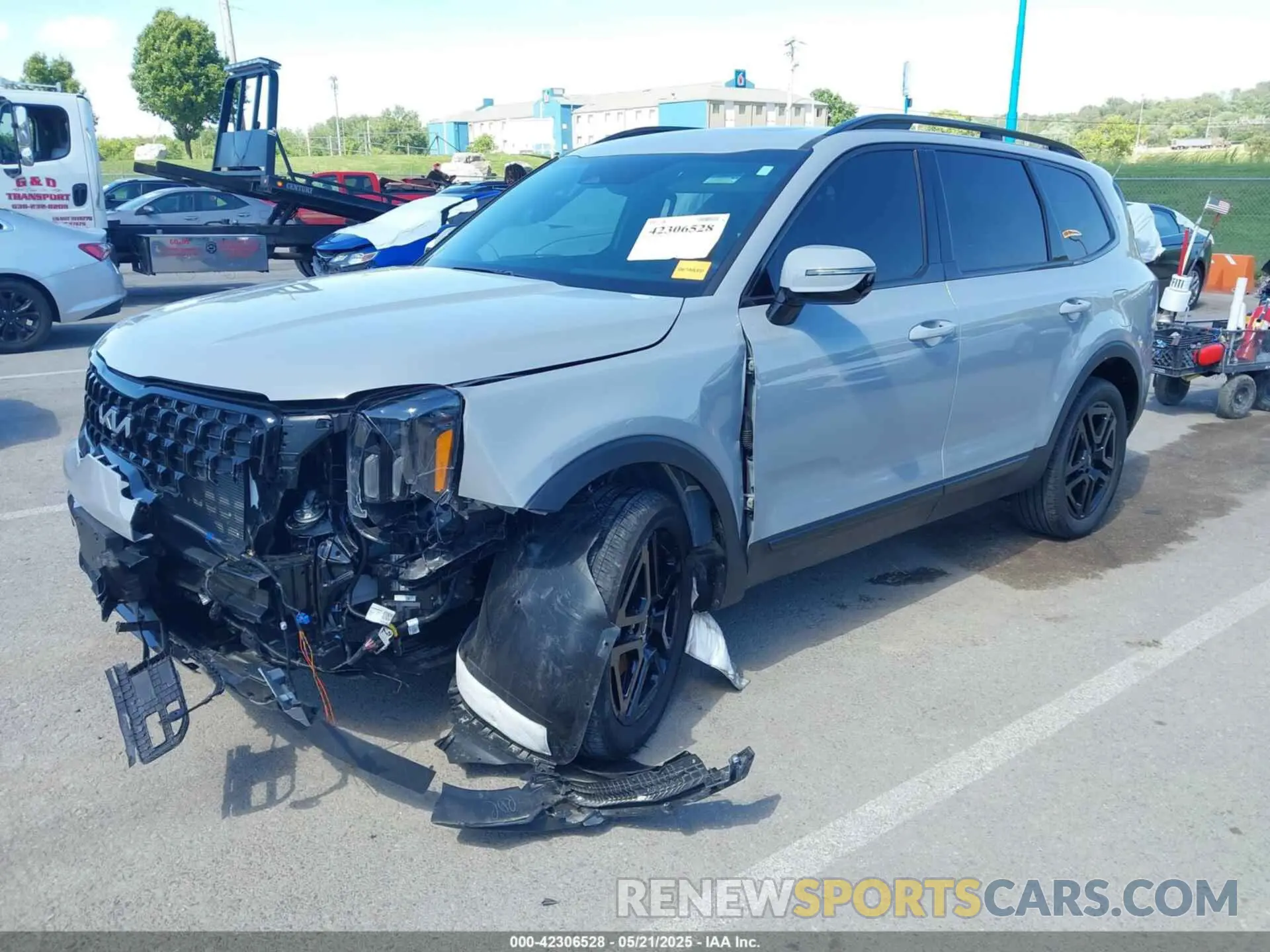 2 fotografías del automóvil dañado 5XYP5DGC8RG504794 KIA TELLURIDE 2024