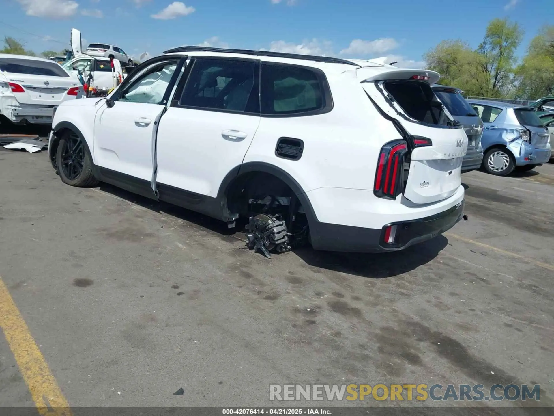 3 fotografías del automóvil dañado 5XYP5DGC8RG557348 KIA TELLURIDE 2024