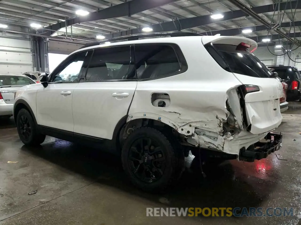 2 fotografías del automóvil dañado 5XYP5DGC9RG436344 KIA TELLURIDE 2024