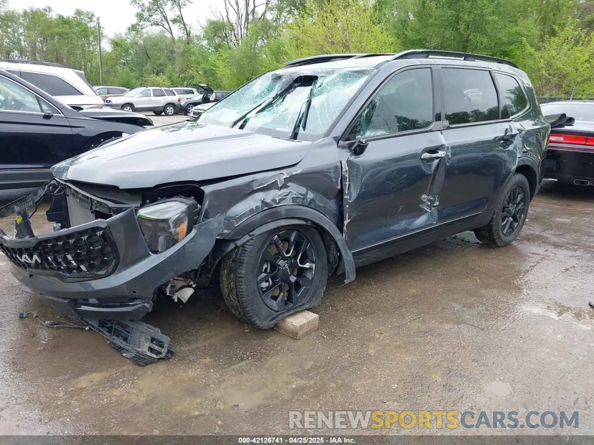 2 fotografías del automóvil dañado 5XYP5DGC9RG530255 KIA TELLURIDE 2024