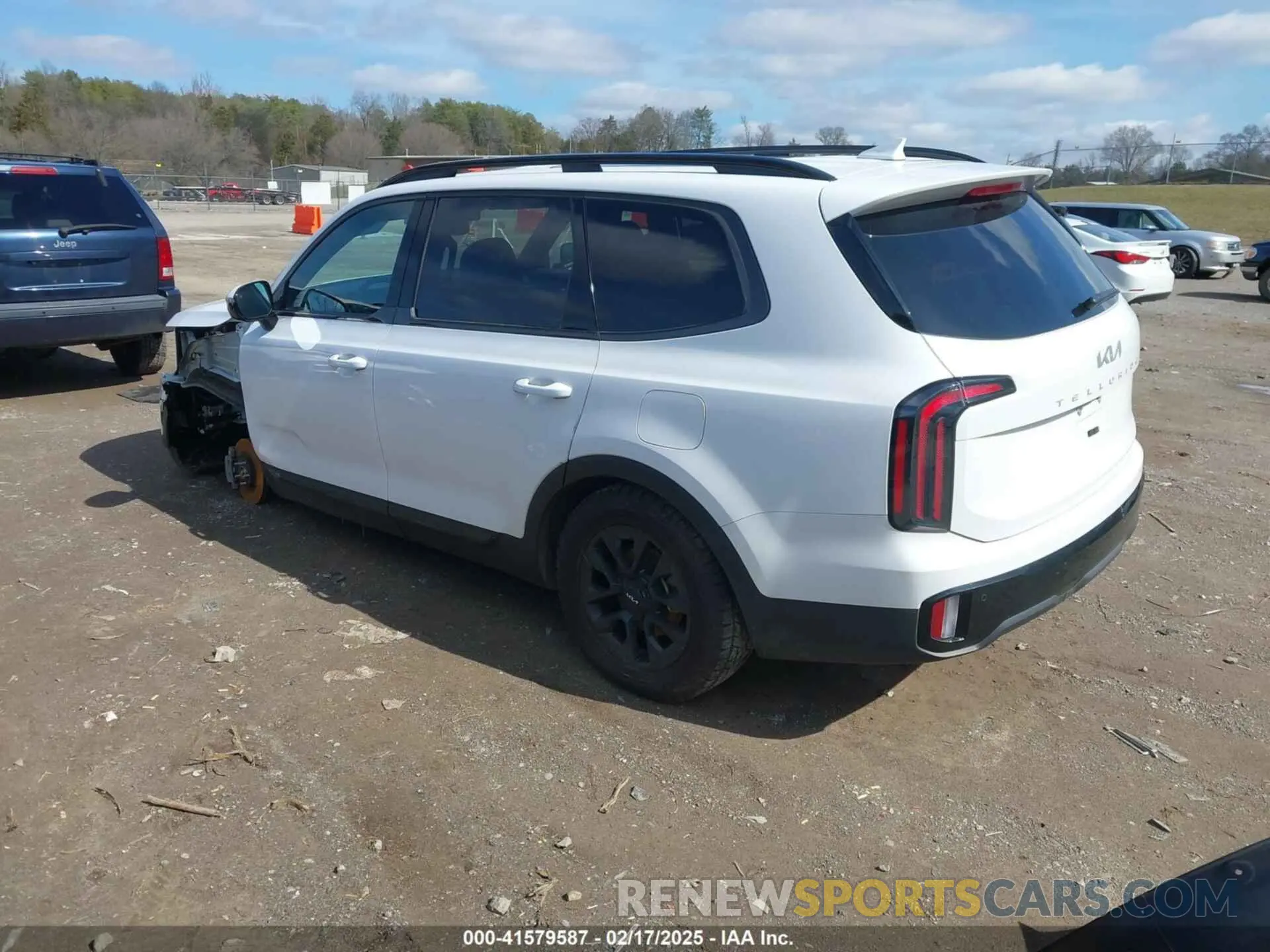 3 fotografías del automóvil dañado 5XYP5DGCXRG417544 KIA TELLURIDE 2024