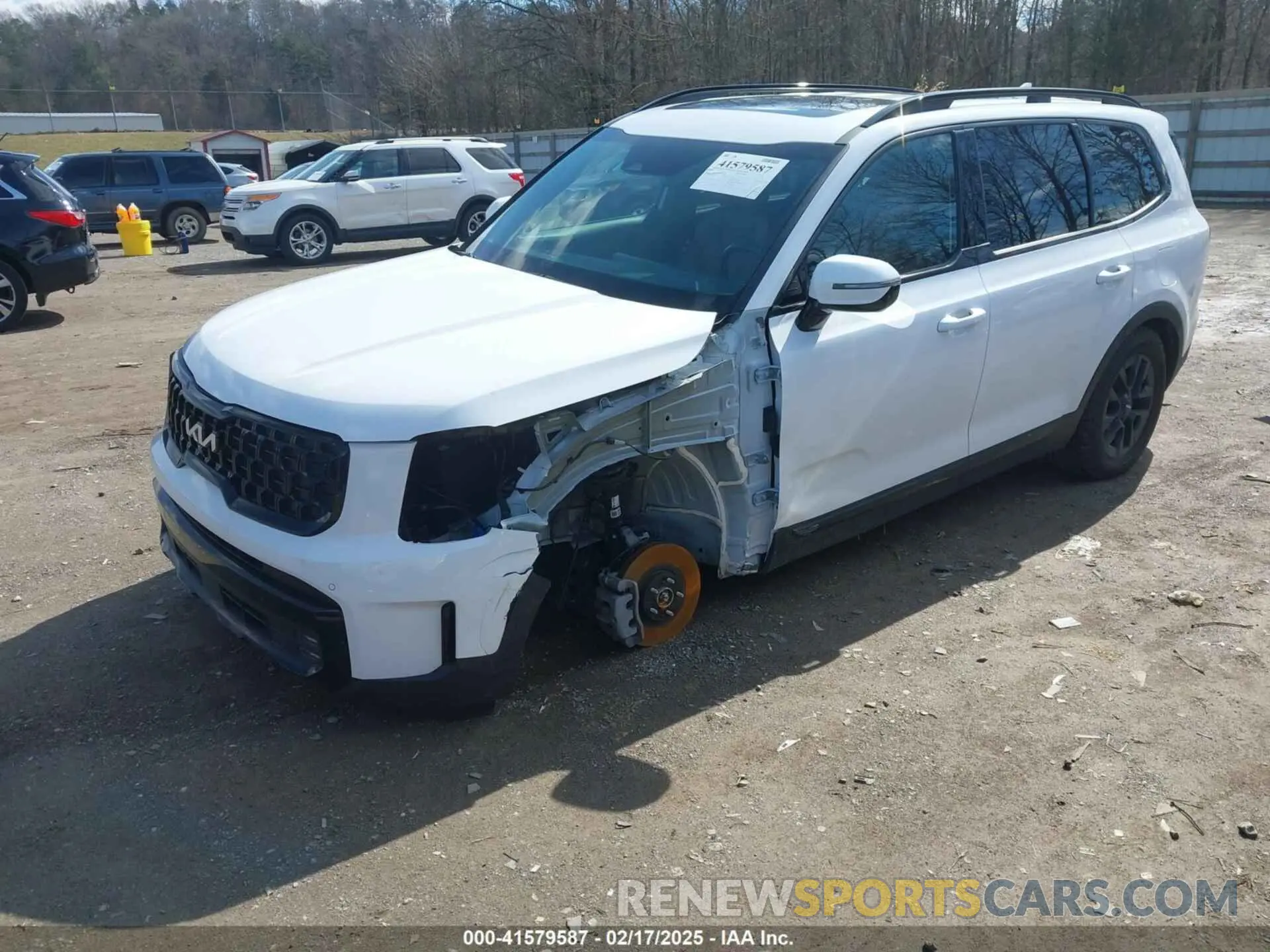 6 fotografías del automóvil dañado 5XYP5DGCXRG417544 KIA TELLURIDE 2024