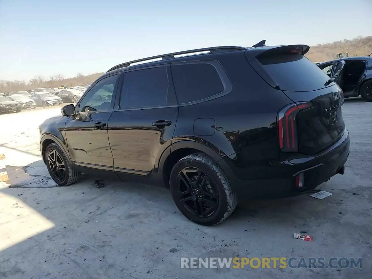 2 fotografías del automóvil dañado 5XYP5DGCXRG502514 KIA TELLURIDE 2024