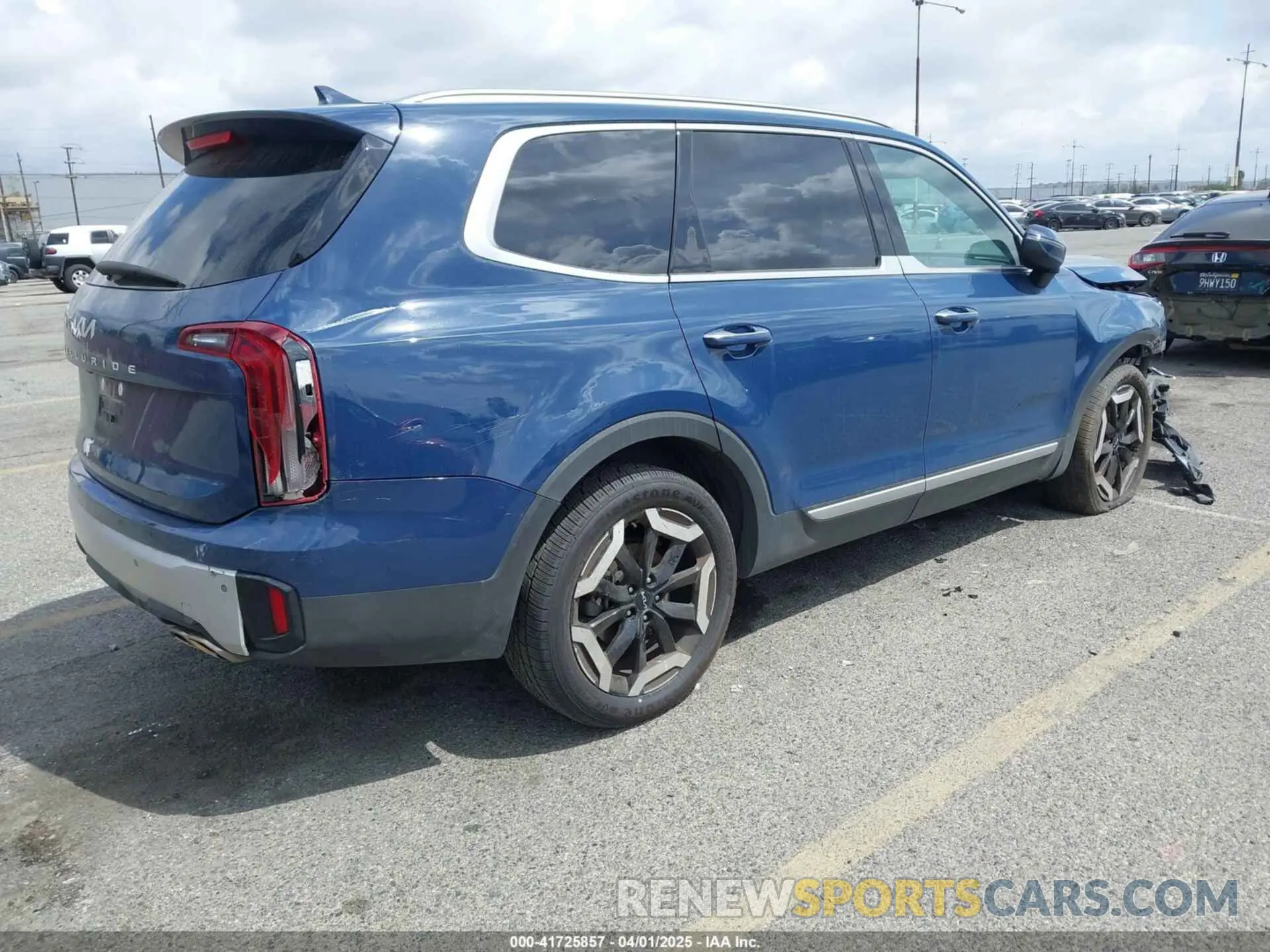 4 fotografías del automóvil dañado 5XYP64GC0RG466863 KIA TELLURIDE 2024