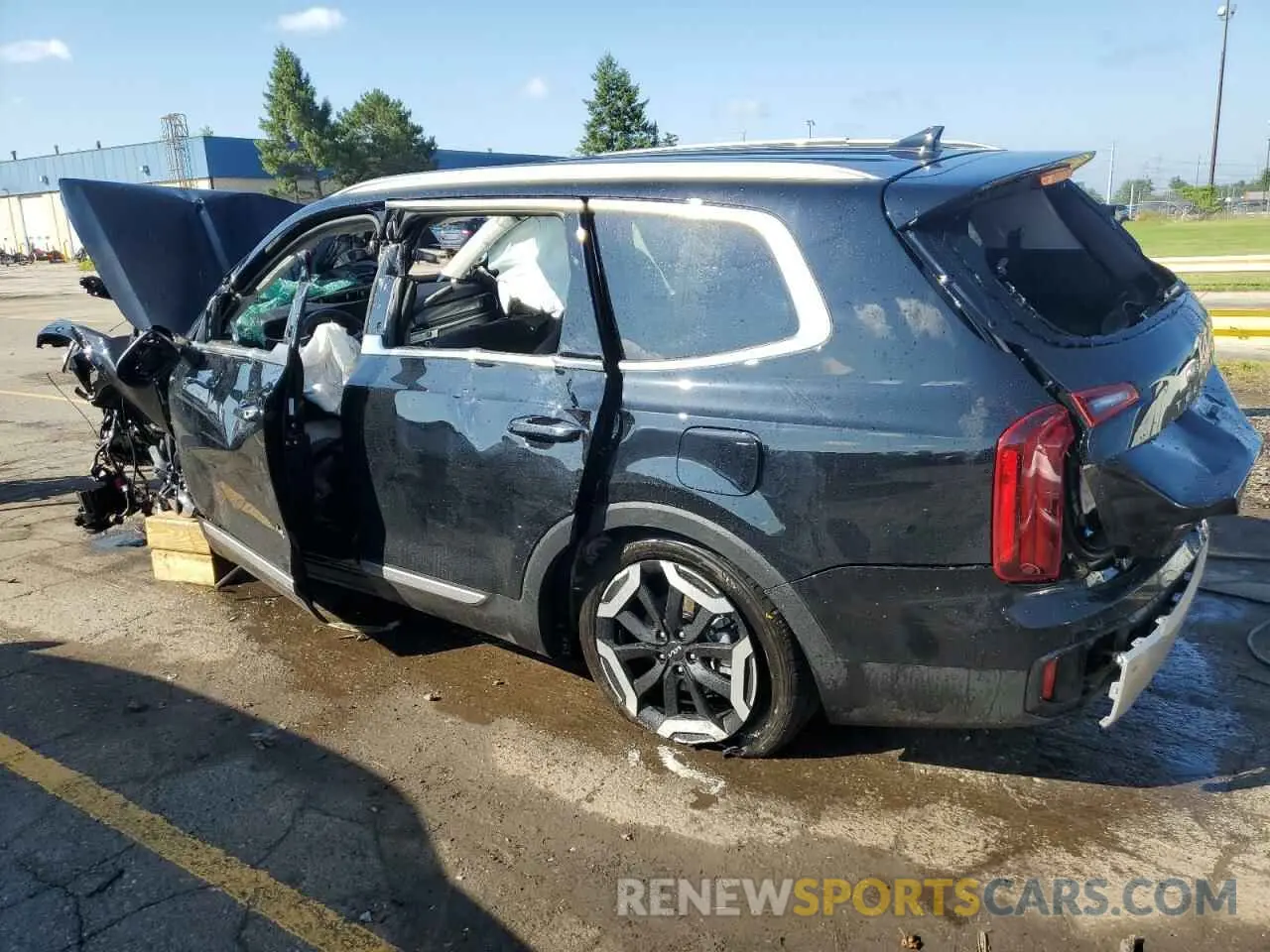 2 fotografías del automóvil dañado 5XYP64GC0RG490175 KIA TELLURIDE 2024
