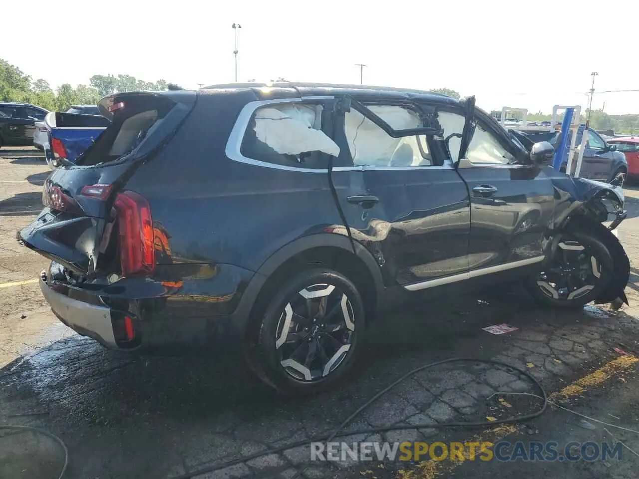 3 fotografías del automóvil dañado 5XYP64GC0RG490175 KIA TELLURIDE 2024