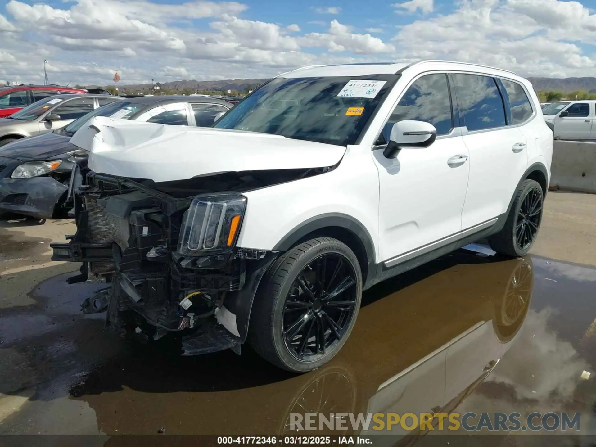 2 fotografías del automóvil dañado 5XYP64GC5RG414368 KIA TELLURIDE 2024