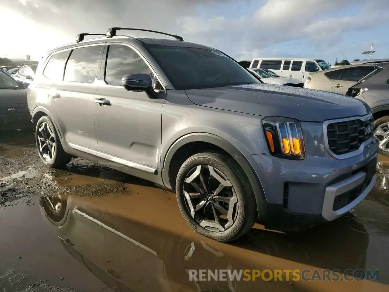 4 fotografías del automóvil dañado 5XYP64GC5RG436726 KIA TELLURIDE 2024
