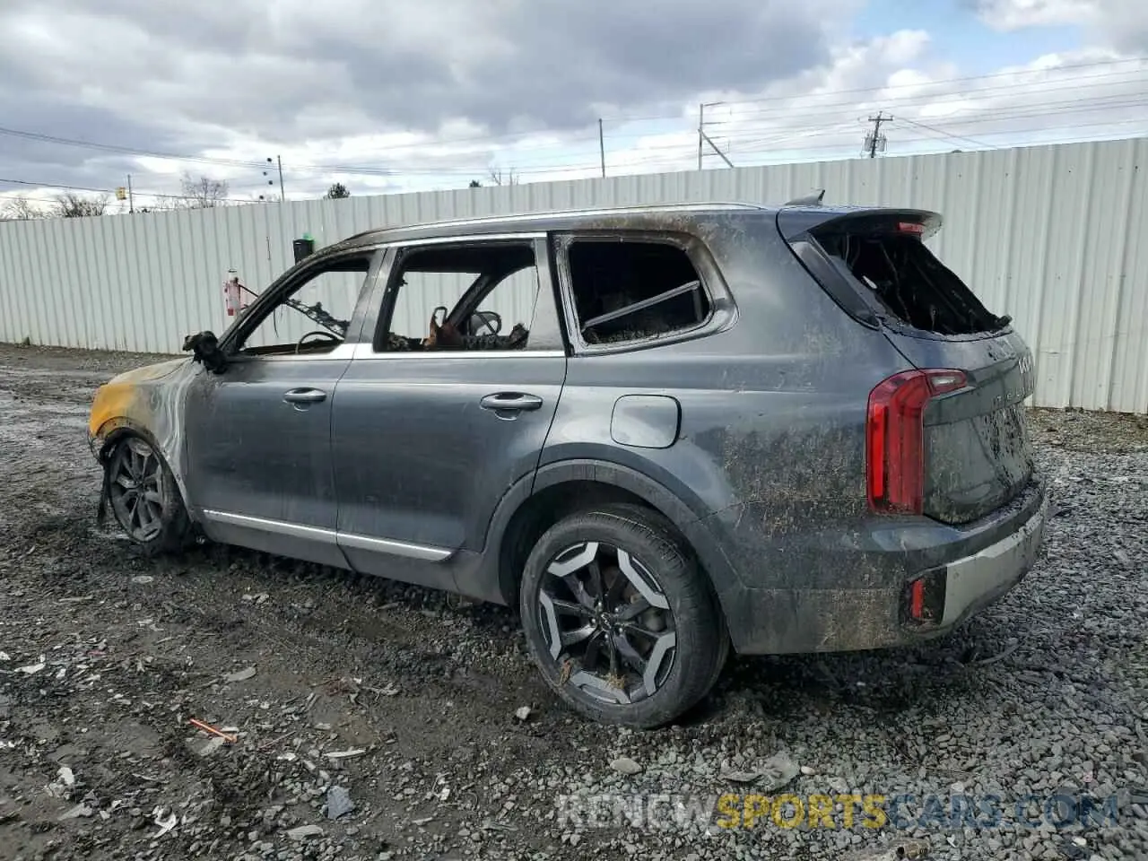 2 fotografías del automóvil dañado 5XYP6DGC0RG454910 KIA TELLURIDE 2024