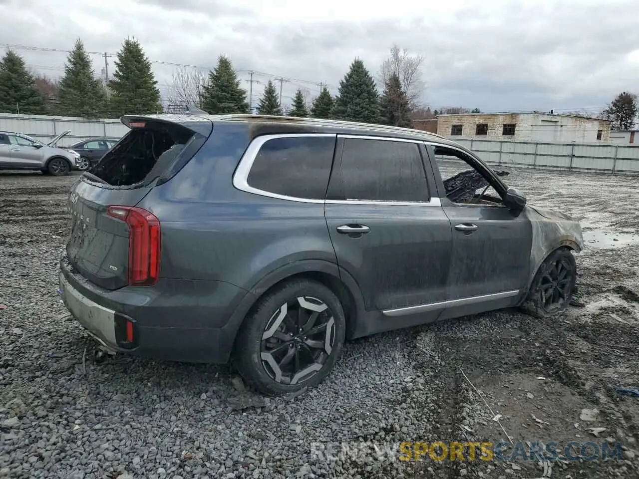 3 fotografías del automóvil dañado 5XYP6DGC0RG454910 KIA TELLURIDE 2024