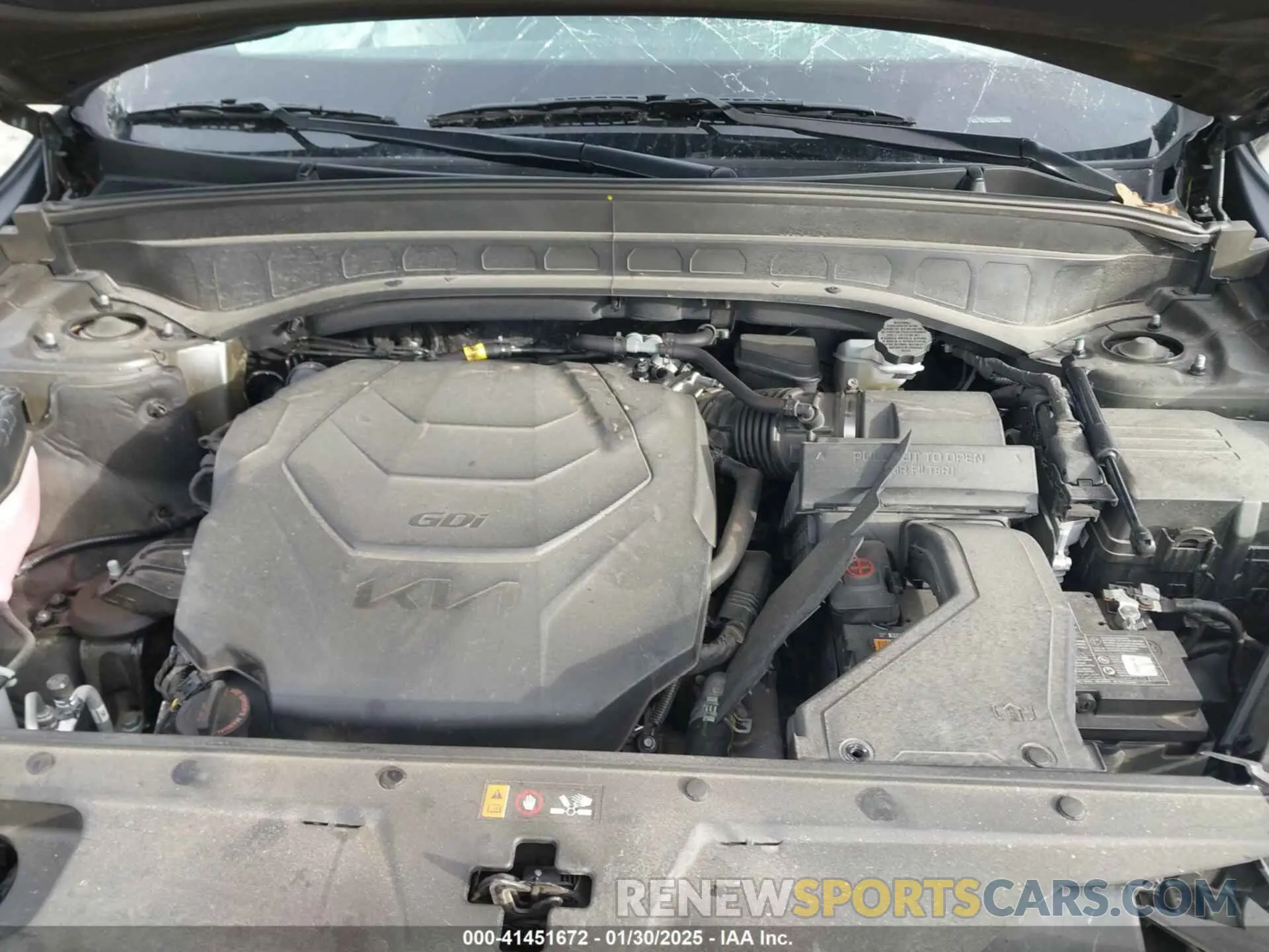 10 fotografías del automóvil dañado 5XYP6DGC0RG477331 KIA TELLURIDE 2024