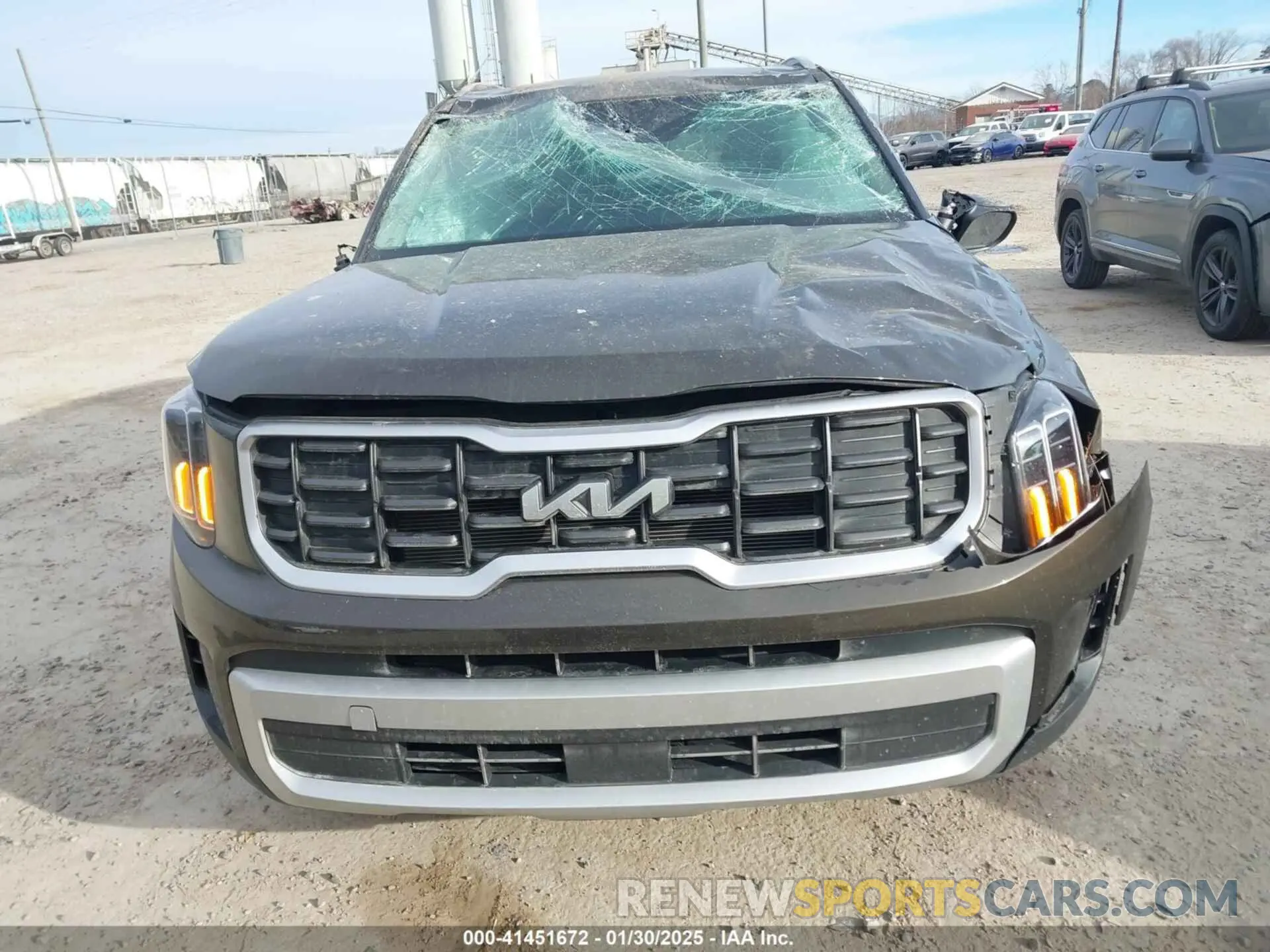 12 fotografías del automóvil dañado 5XYP6DGC0RG477331 KIA TELLURIDE 2024