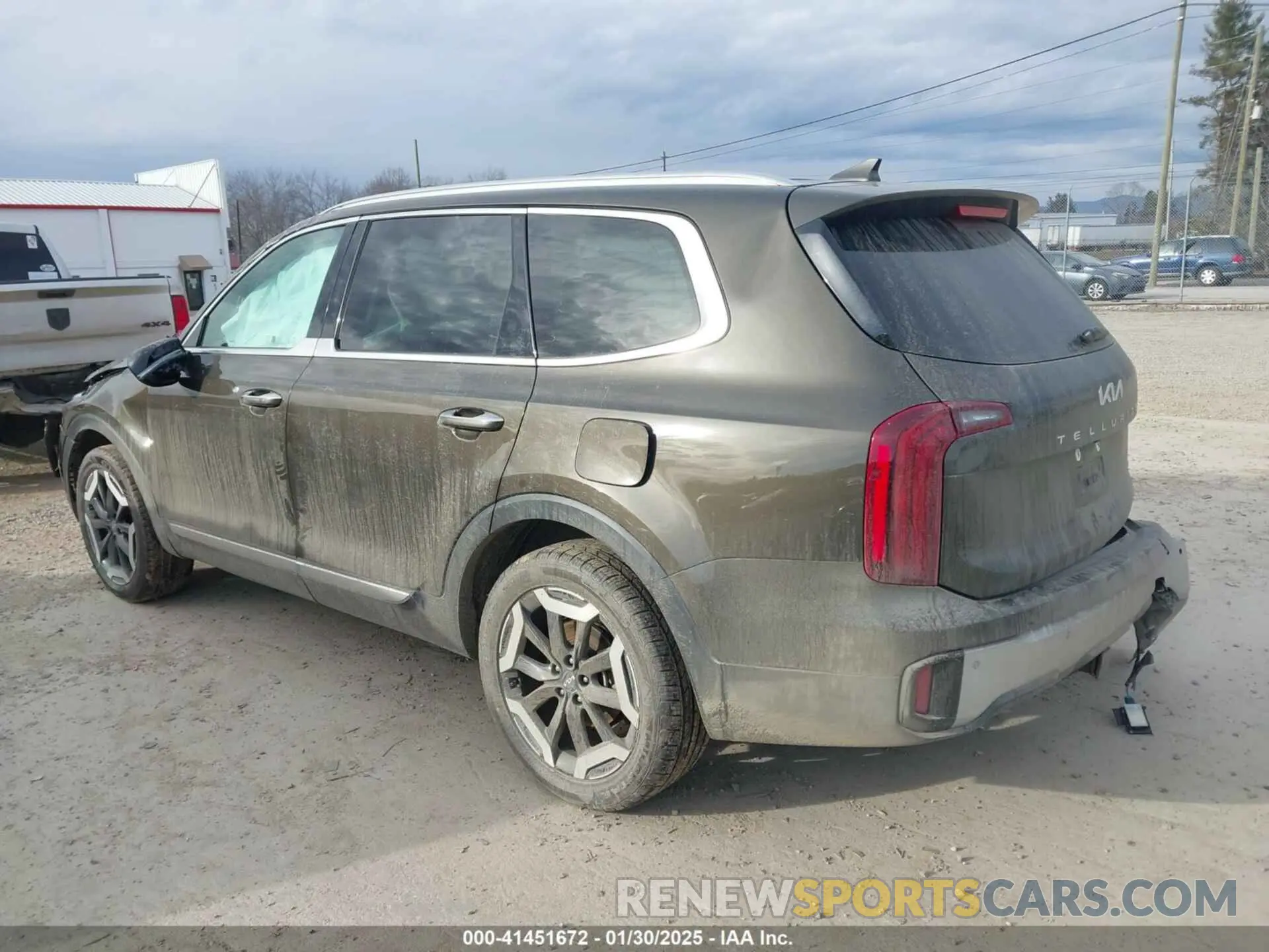 3 fotografías del automóvil dañado 5XYP6DGC0RG477331 KIA TELLURIDE 2024