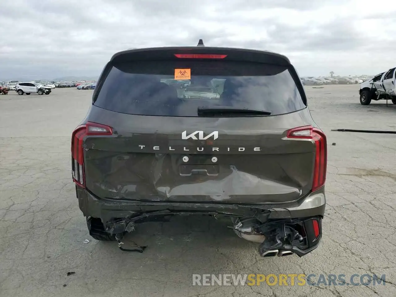 6 fotografías del automóvil dañado 5XYP6DGC0RG490225 KIA TELLURIDE 2024
