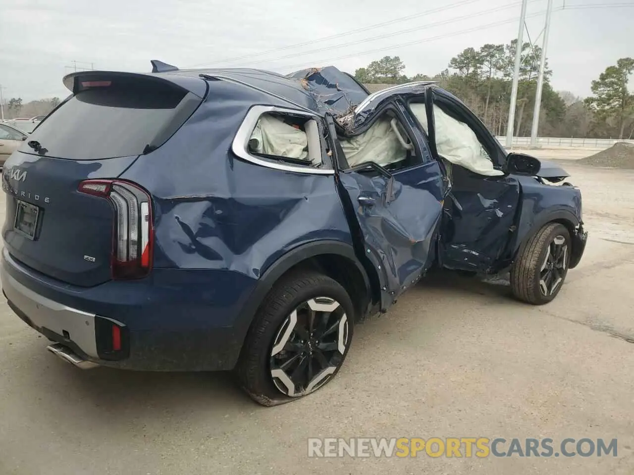 3 fotografías del automóvil dañado 5XYP6DGC2RG465875 KIA TELLURIDE 2024
