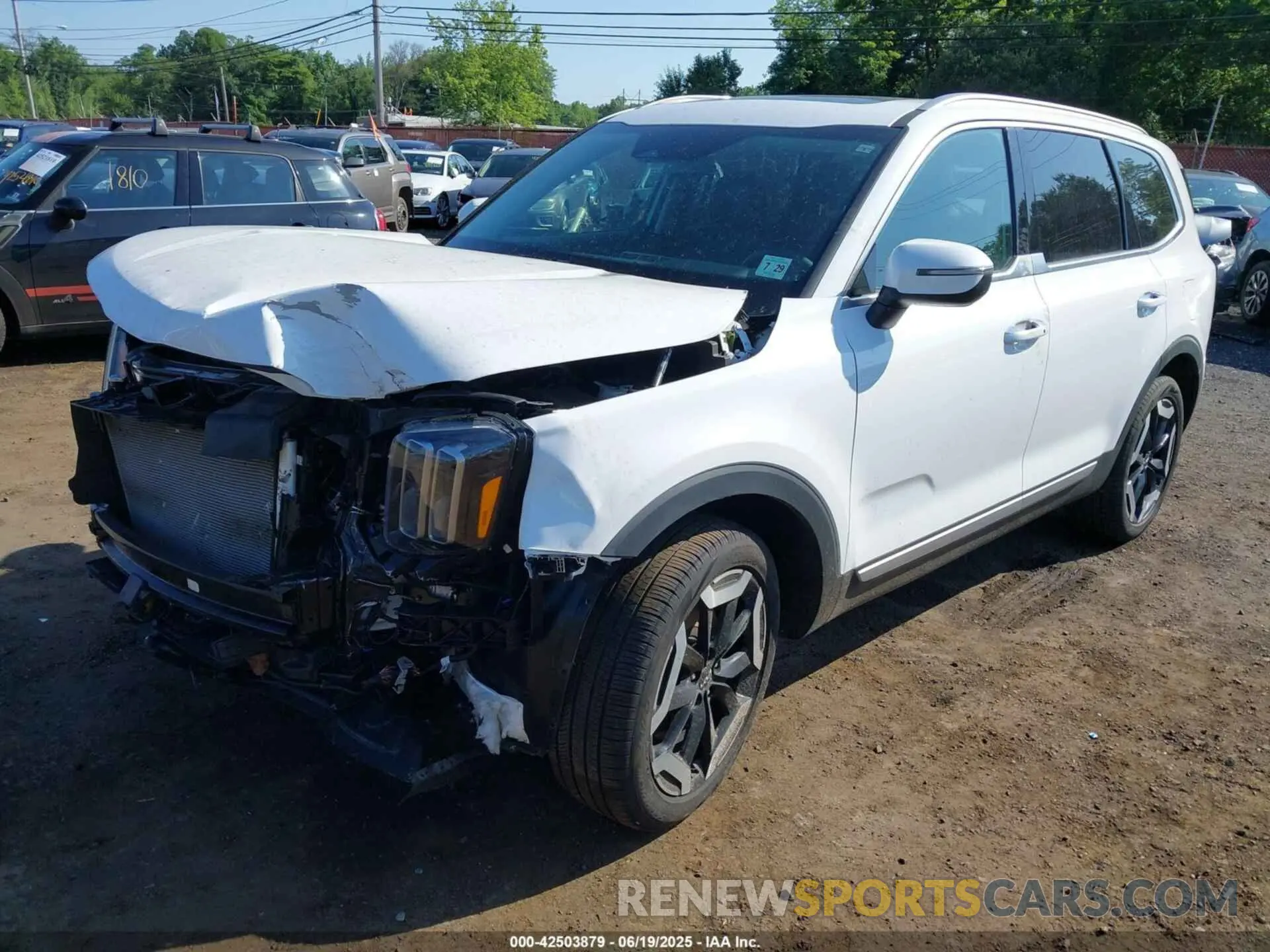 2 fotografías del automóvil dañado 5XYP6DGC2RG537531 KIA TELLURIDE 2024