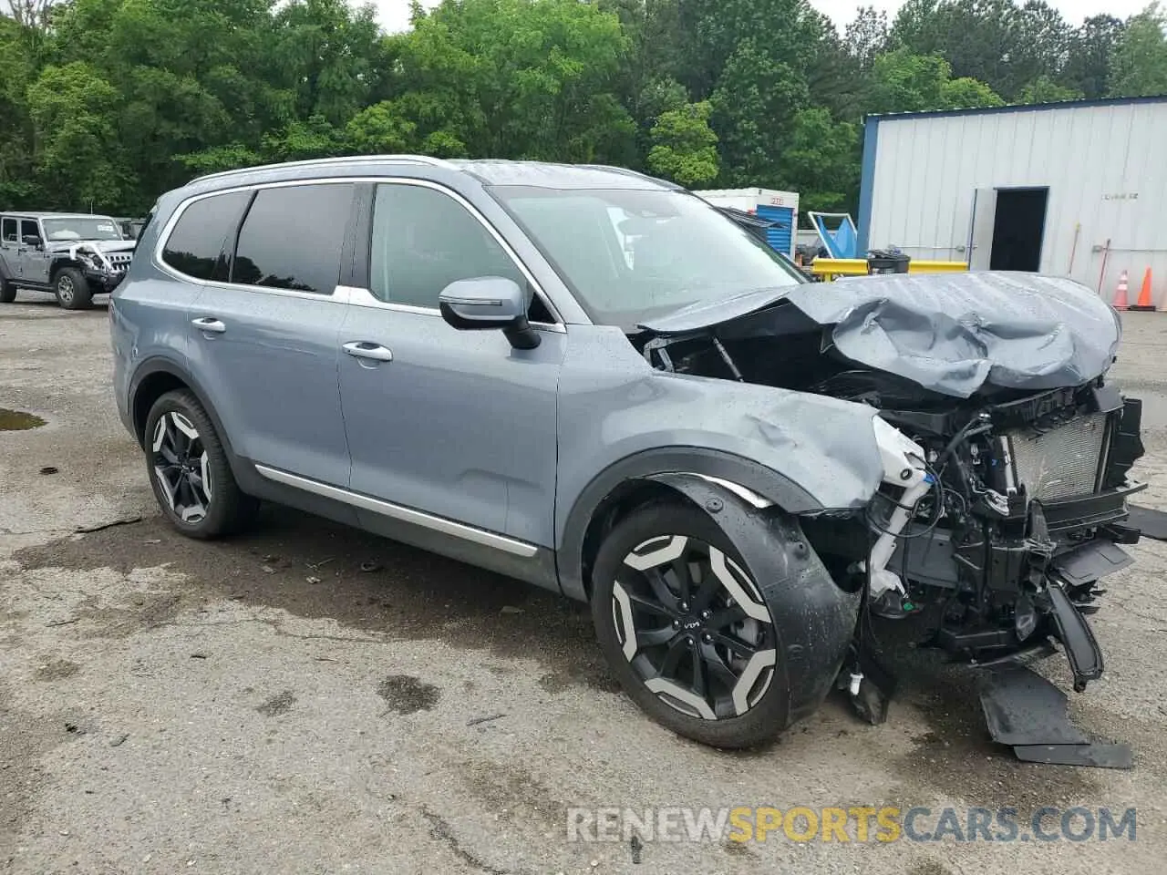 4 fotografías del automóvil dañado 5XYP6DGC2RG543796 KIA TELLURIDE 2024