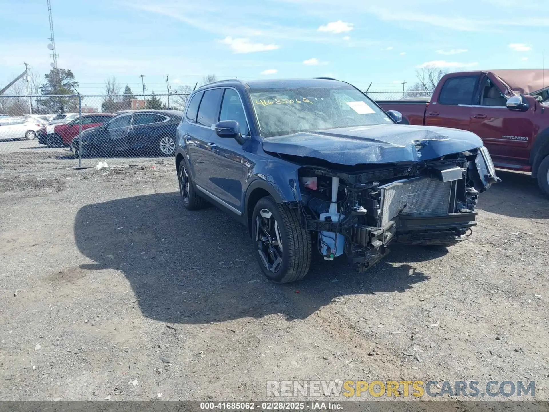 1 fotografías del automóvil dañado 5XYP6DGC3RG559411 KIA TELLURIDE 2024