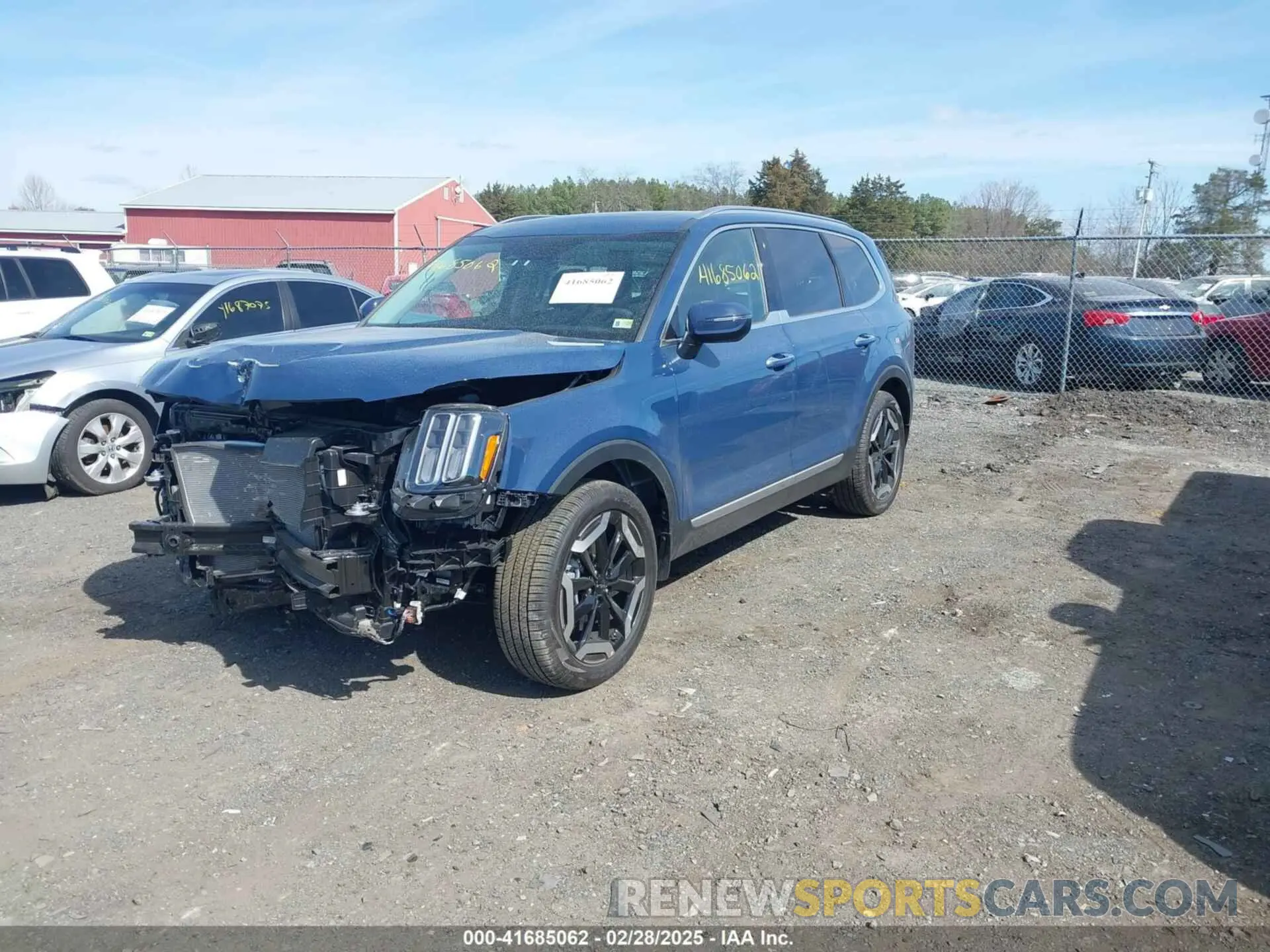 2 fotografías del automóvil dañado 5XYP6DGC3RG559411 KIA TELLURIDE 2024