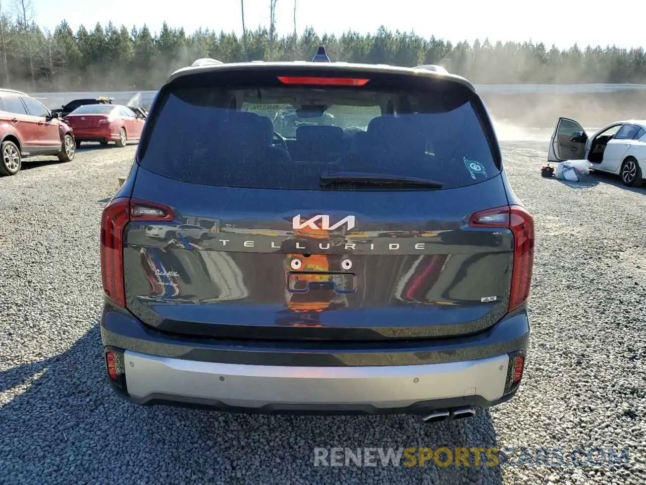 6 fotografías del automóvil dañado 5XYP6DGC4RG487747 KIA TELLURIDE 2024