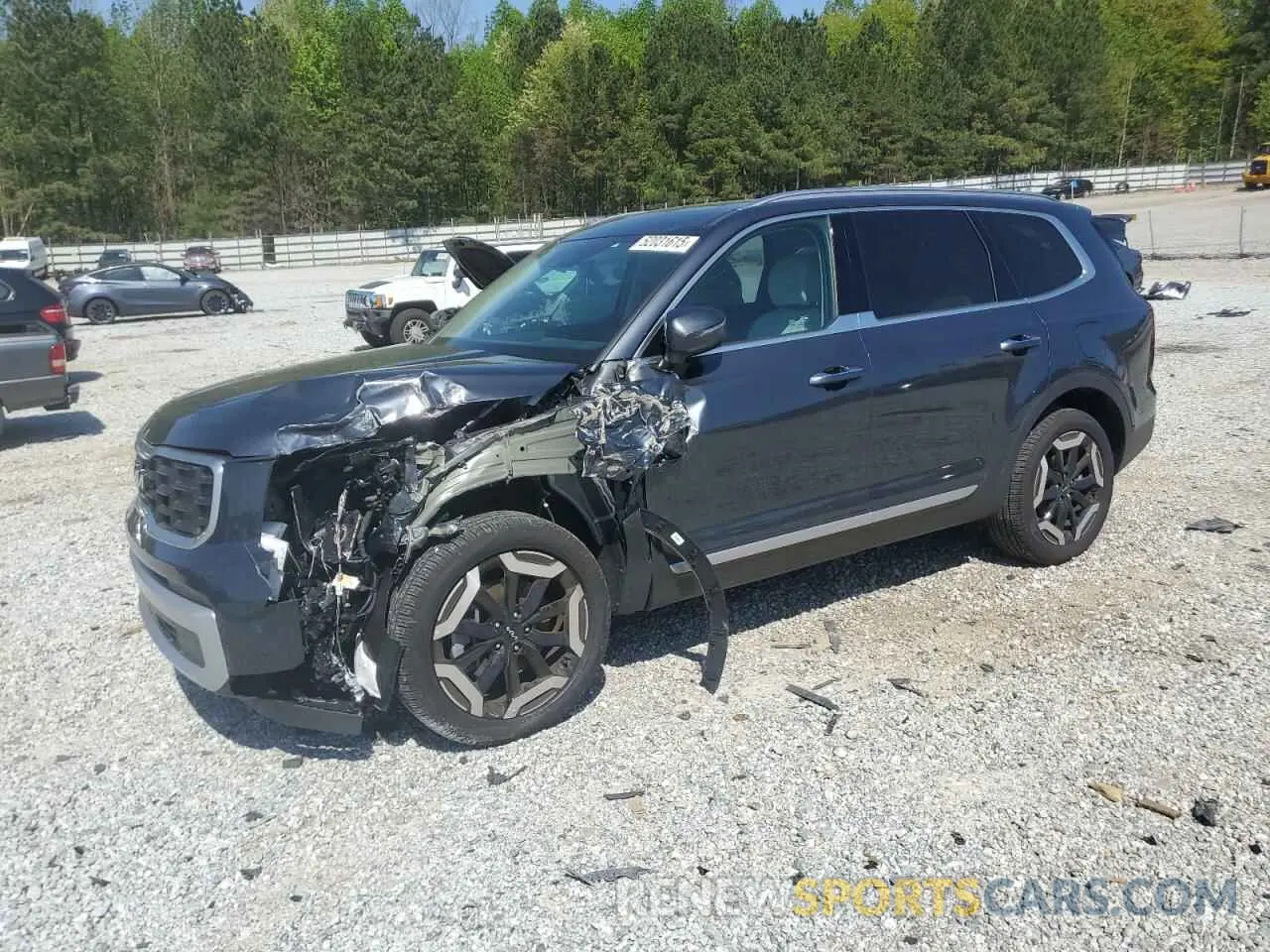 1 fotografías del automóvil dañado 5XYP6DGC5RG437424 KIA TELLURIDE 2024