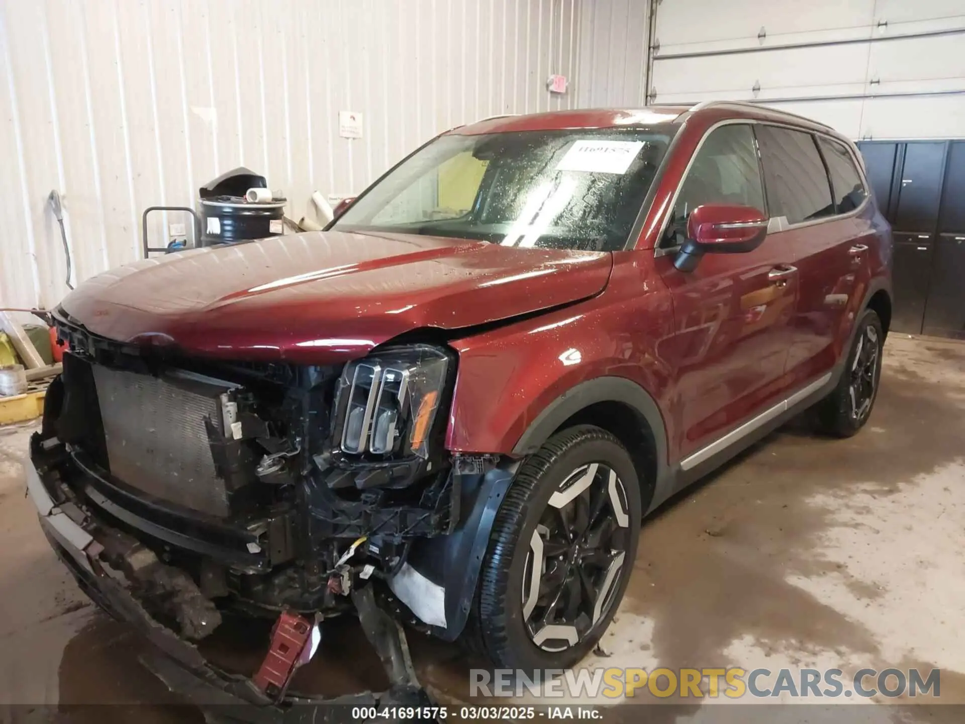 2 fotografías del automóvil dañado 5XYP6DGC7RG477441 KIA TELLURIDE 2024