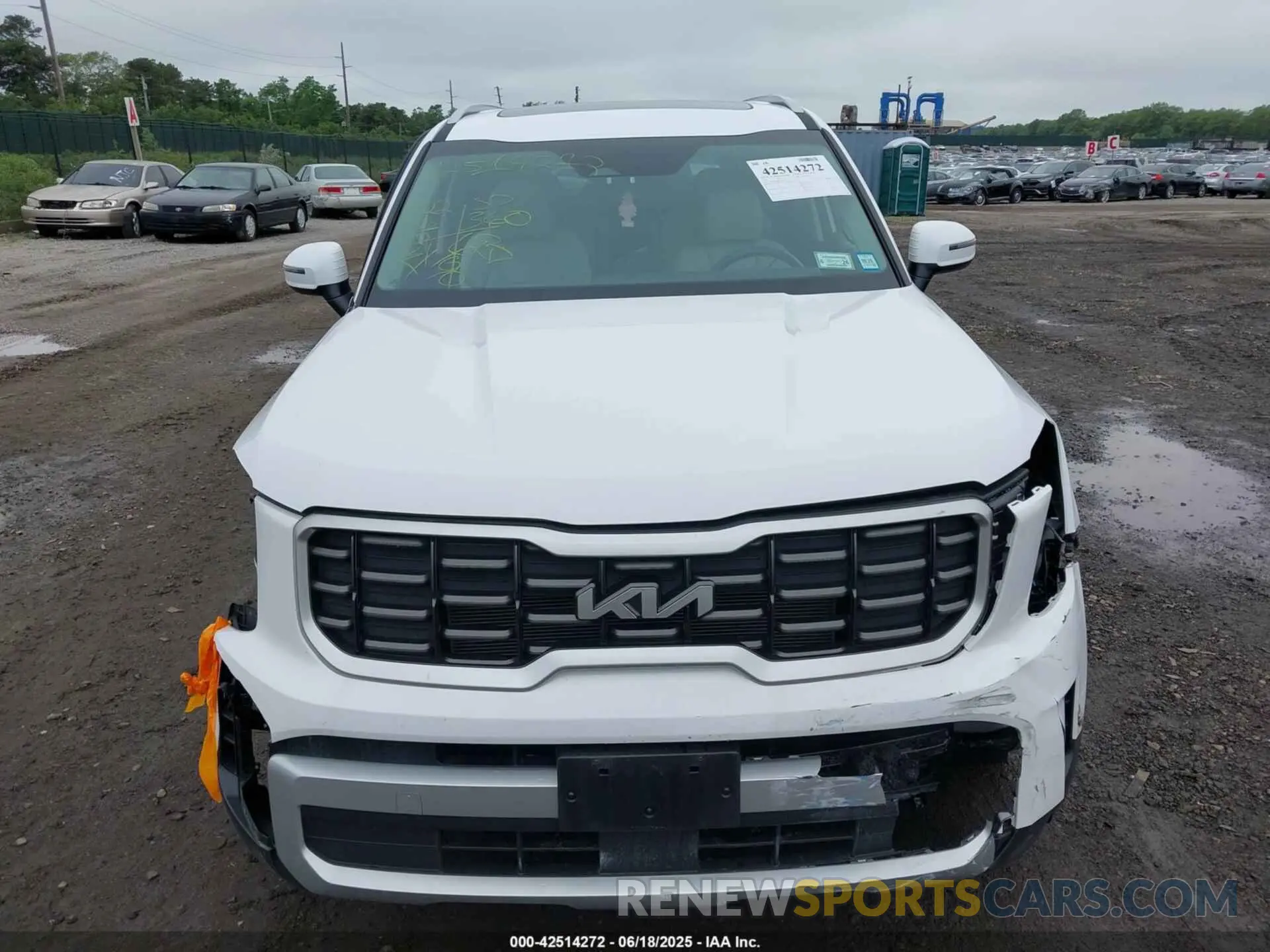 12 fotografías del automóvil dañado 5XYP6DGC8RG535265 KIA TELLURIDE 2024