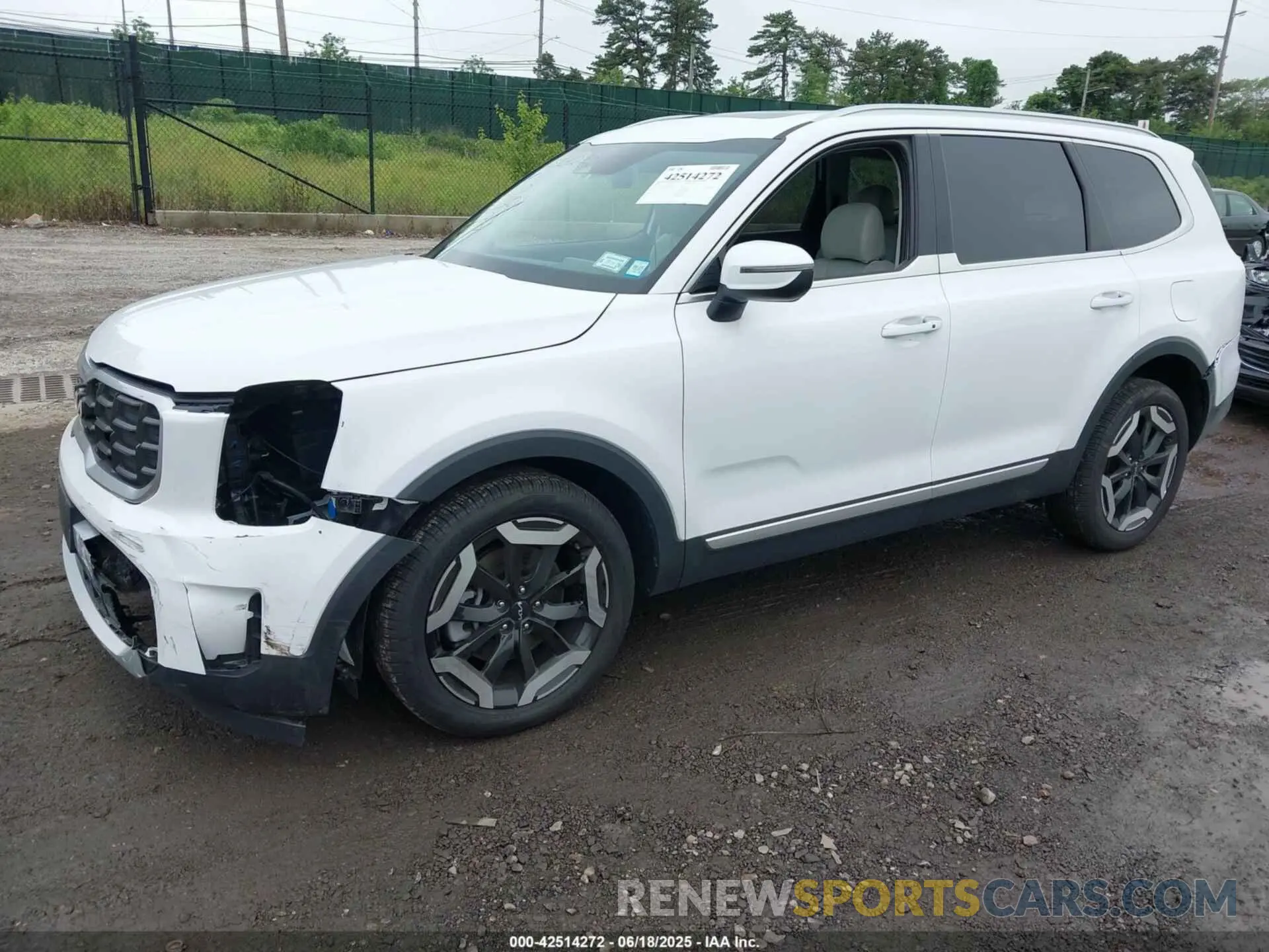 2 fotografías del automóvil dañado 5XYP6DGC8RG535265 KIA TELLURIDE 2024