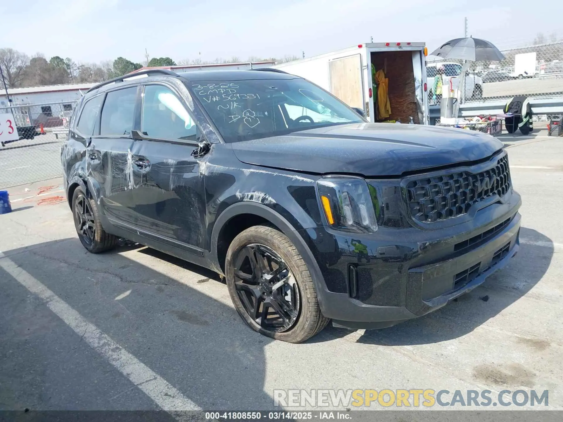 1 fotografías del automóvil dañado 5XYP3DGC2SG569331 KIA TELLURIDE 2025
