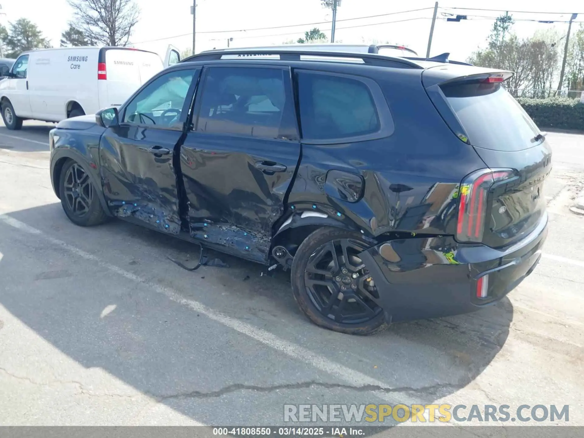 3 fotografías del automóvil dañado 5XYP3DGC2SG569331 KIA TELLURIDE 2025