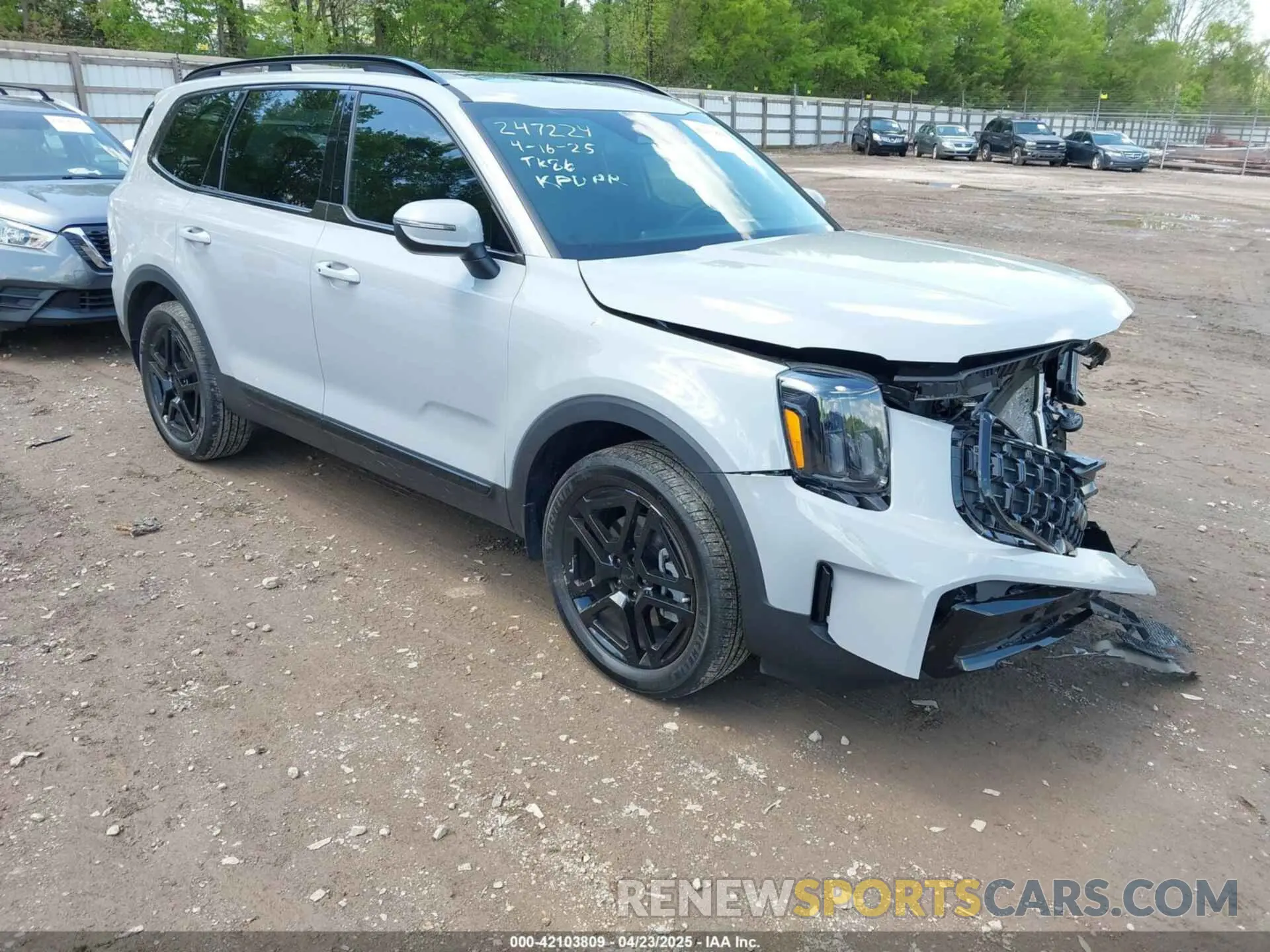1 fotografías del automóvil dañado 5XYP3DGC5SG577553 KIA TELLURIDE 2025