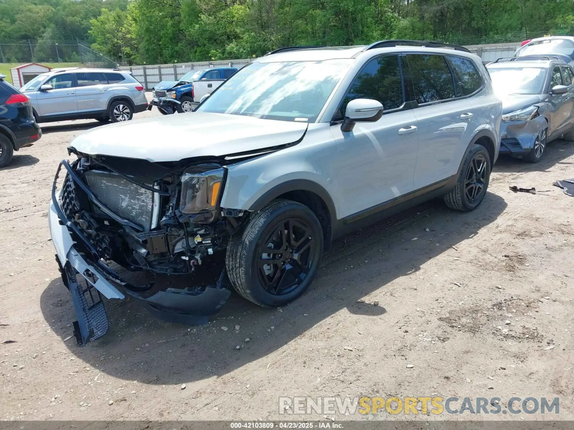 2 fotografías del automóvil dañado 5XYP3DGC5SG577553 KIA TELLURIDE 2025