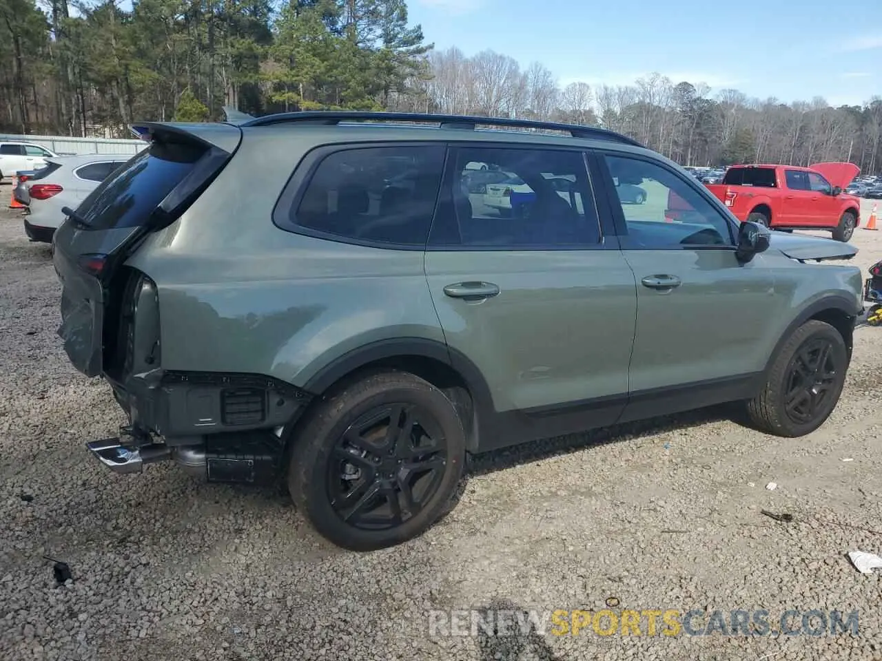 3 fotografías del automóvil dañado 5XYP3DGC6SG602072 KIA TELLURIDE 2025