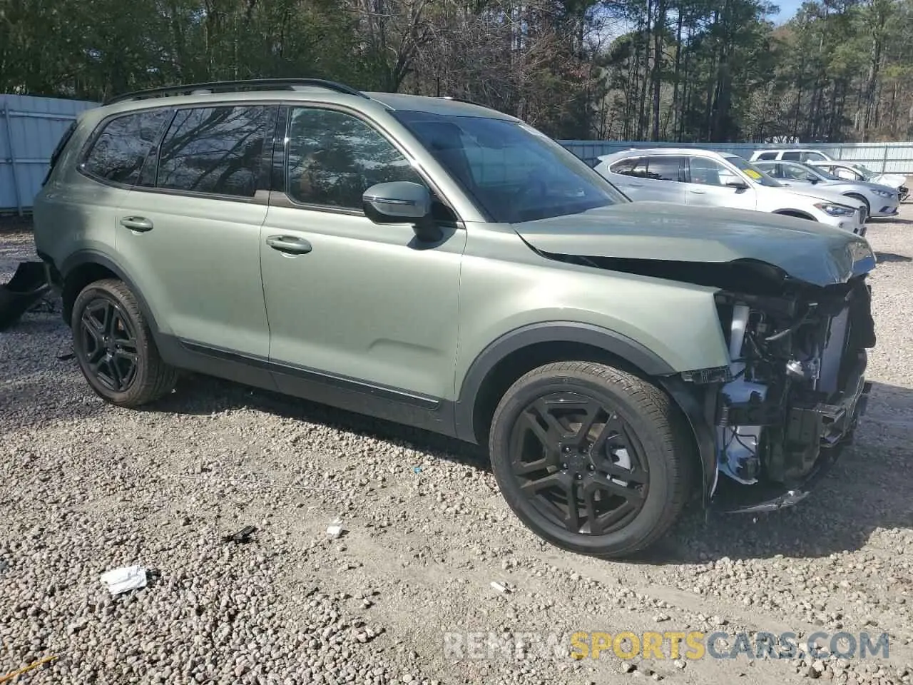 4 fotografías del automóvil dañado 5XYP3DGC6SG602072 KIA TELLURIDE 2025