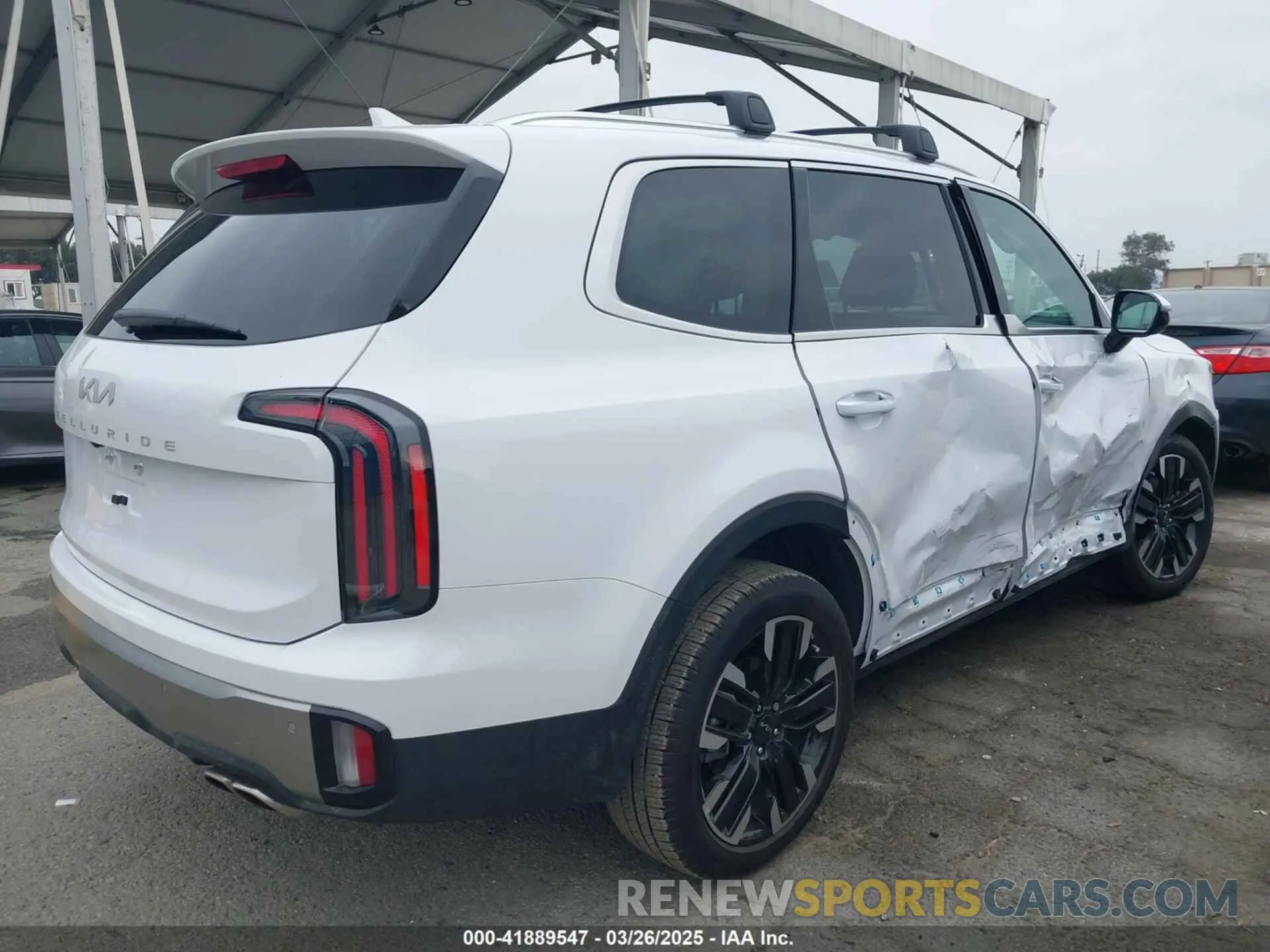 4 fotografías del automóvil dañado 5XYP54GC0SG591127 KIA TELLURIDE 2025