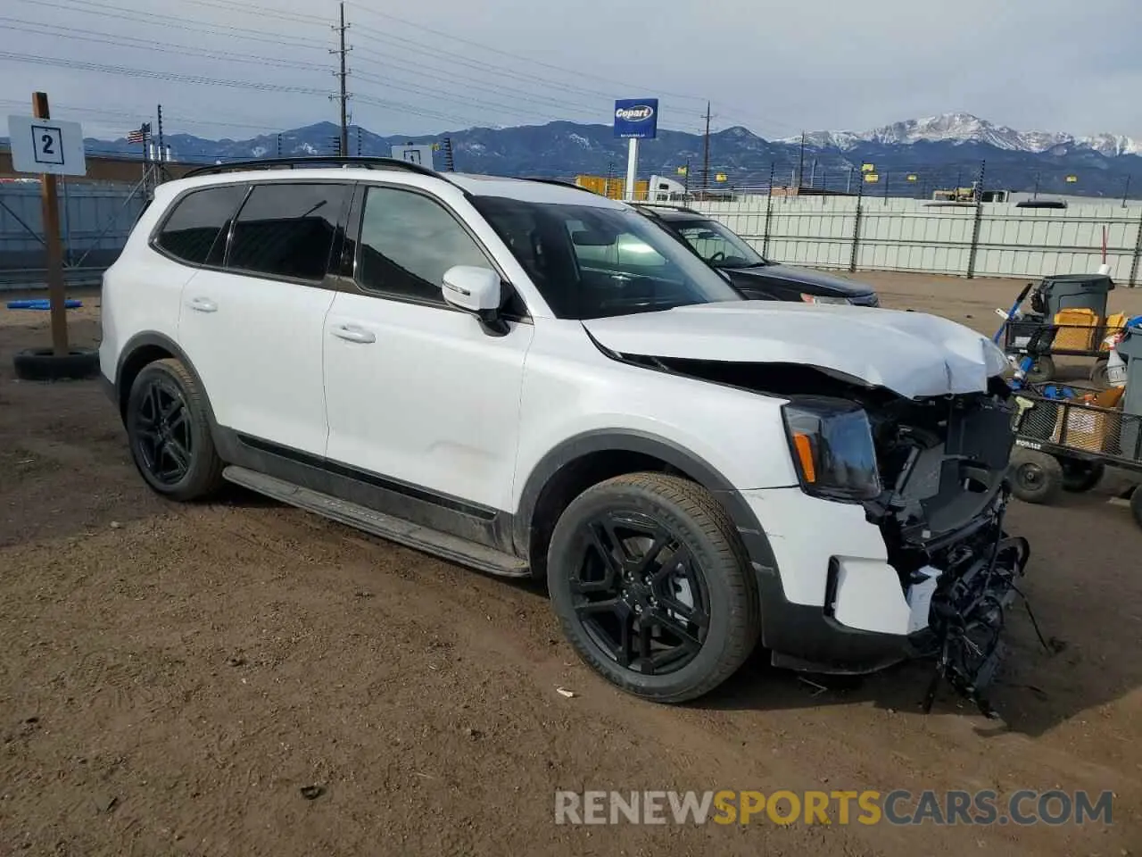 4 fotografías del automóvil dañado 5XYP5DGC6SG594579 KIA TELLURIDE 2025