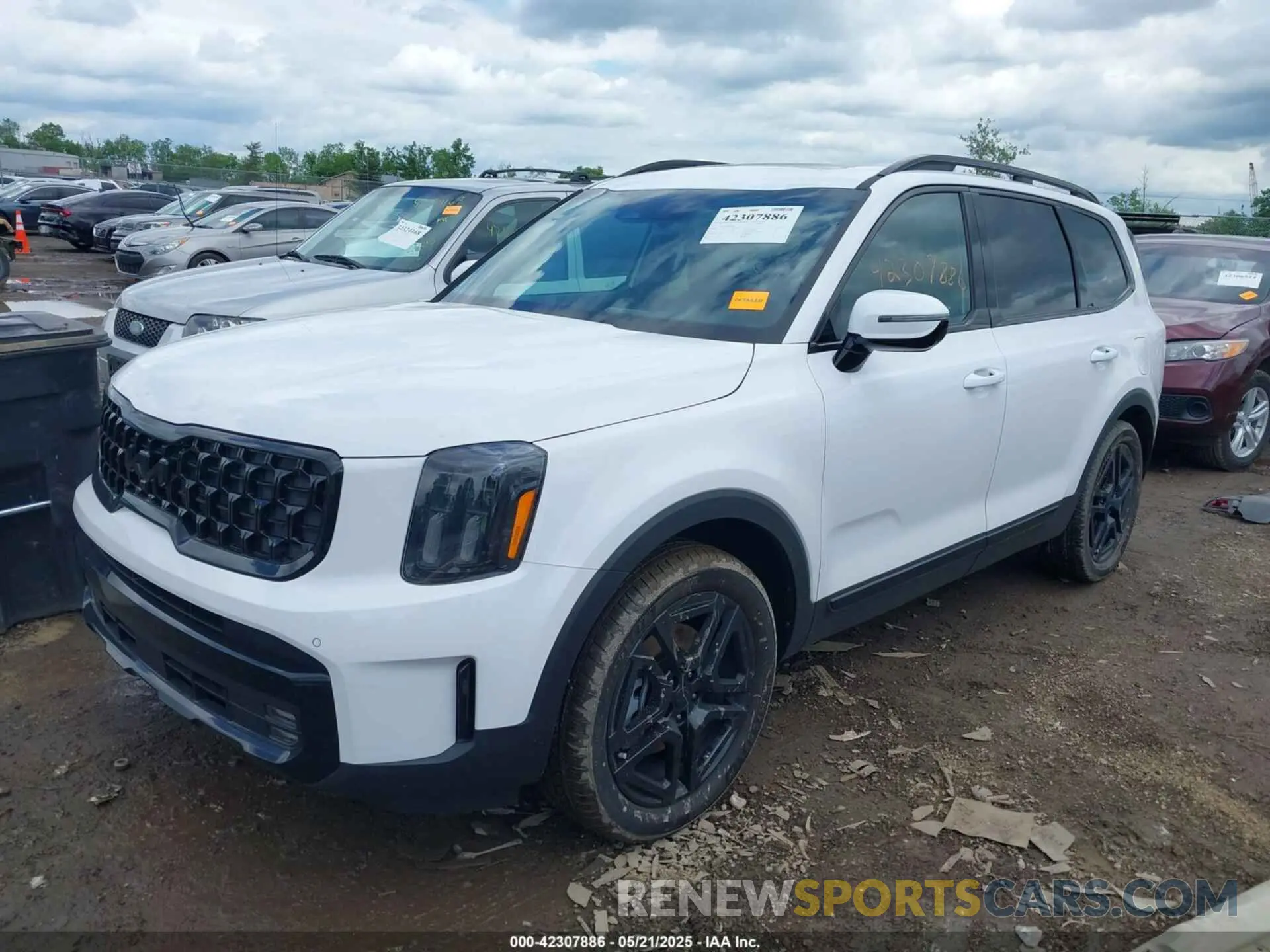 2 fotografías del automóvil dañado 5XYP5DGC6SG626544 KIA TELLURIDE 2025