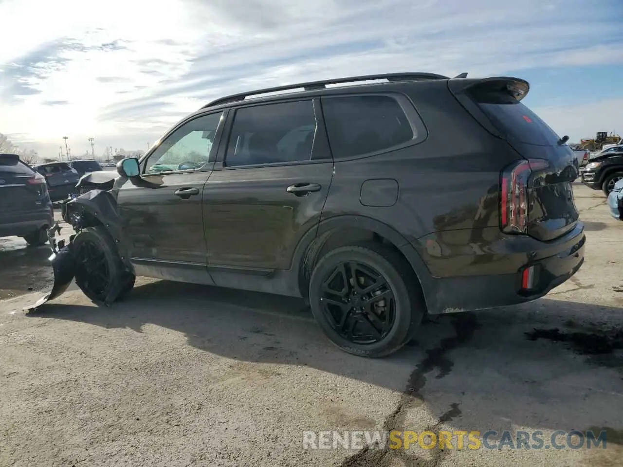 2 fotografías del automóvil dañado 5XYP5DGC8SG575662 KIA TELLURIDE 2025
