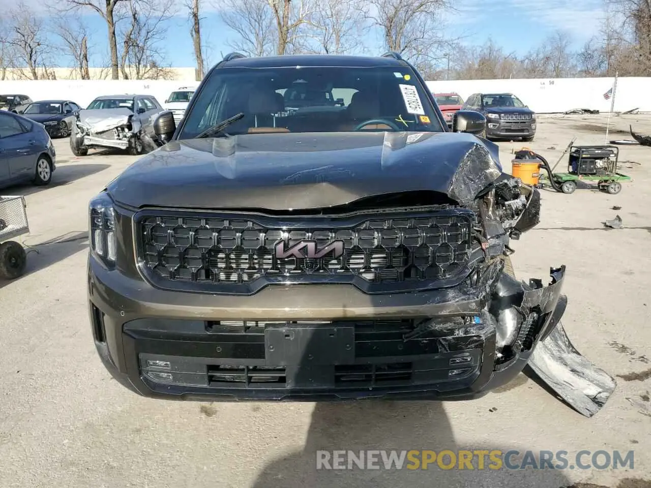 5 fotografías del automóvil dañado 5XYP5DGC8SG575662 KIA TELLURIDE 2025