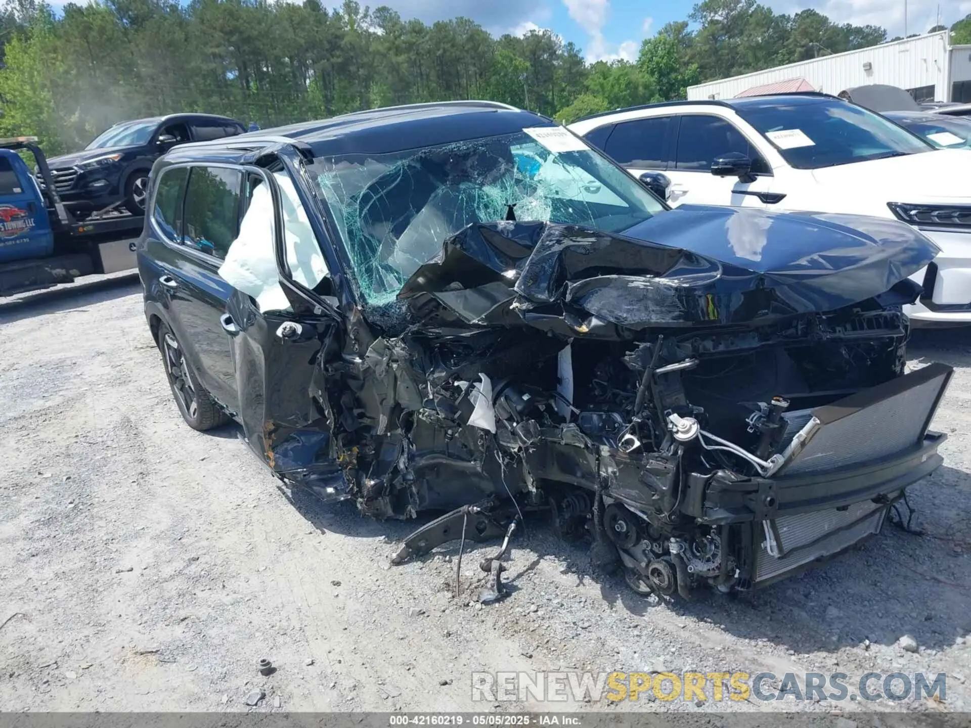 6 fotografías del automóvil dañado 5XYP64GC1SG636816 KIA TELLURIDE 2025