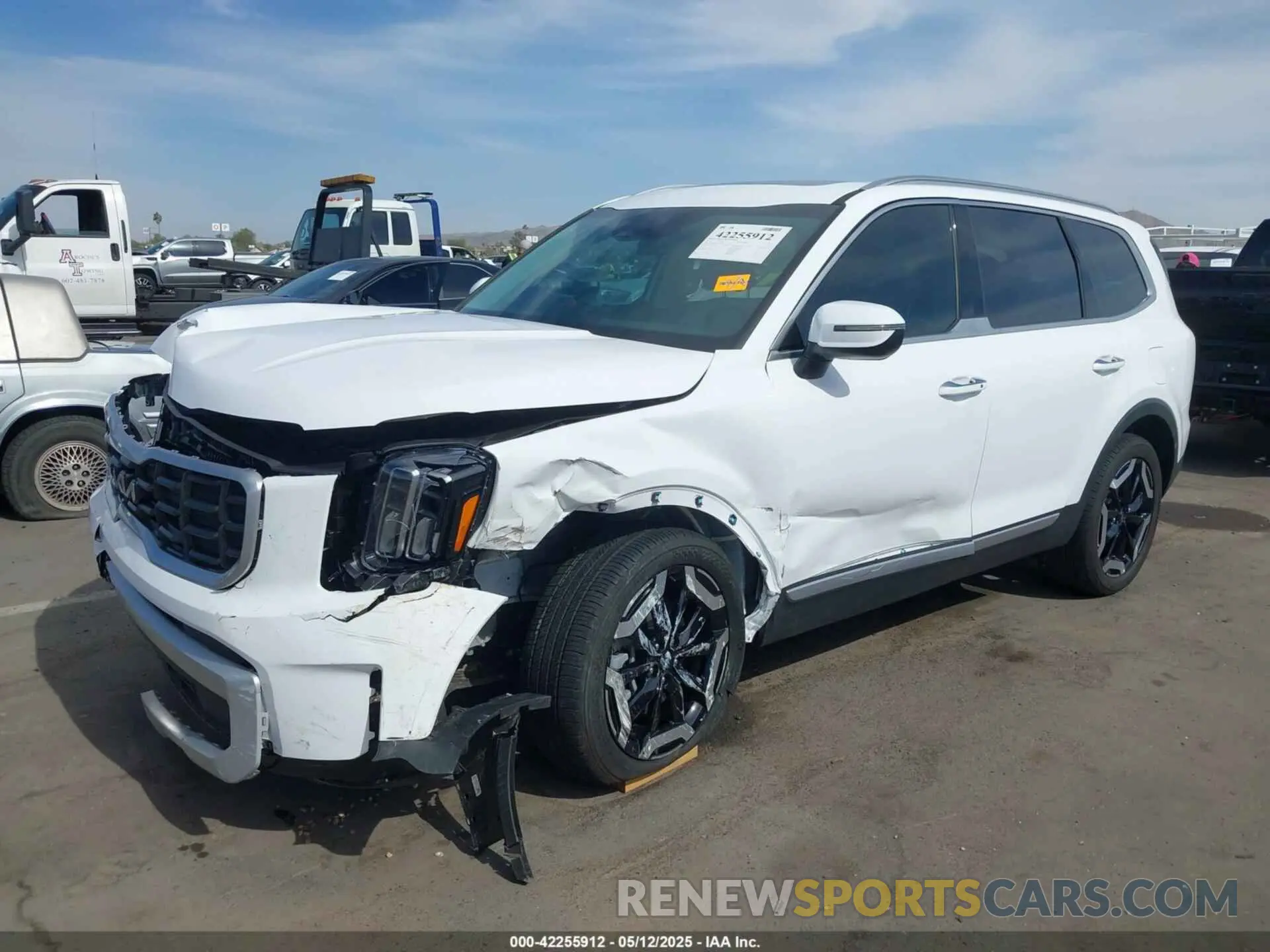 2 fotografías del automóvil dañado 5XYP64GC2SG571197 KIA TELLURIDE 2025