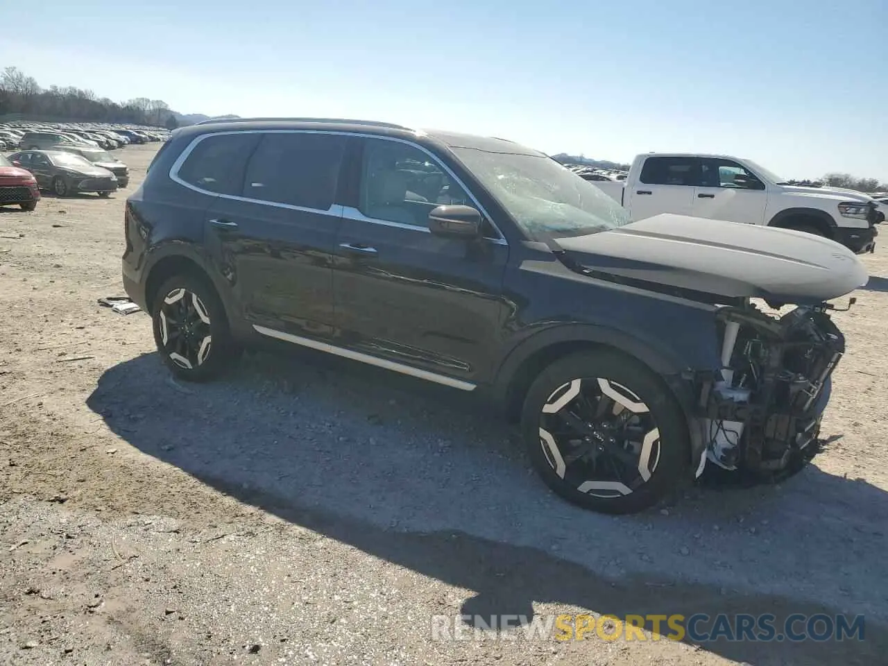 4 fotografías del automóvil dañado 5XYP64GC8SG565906 KIA TELLURIDE 2025