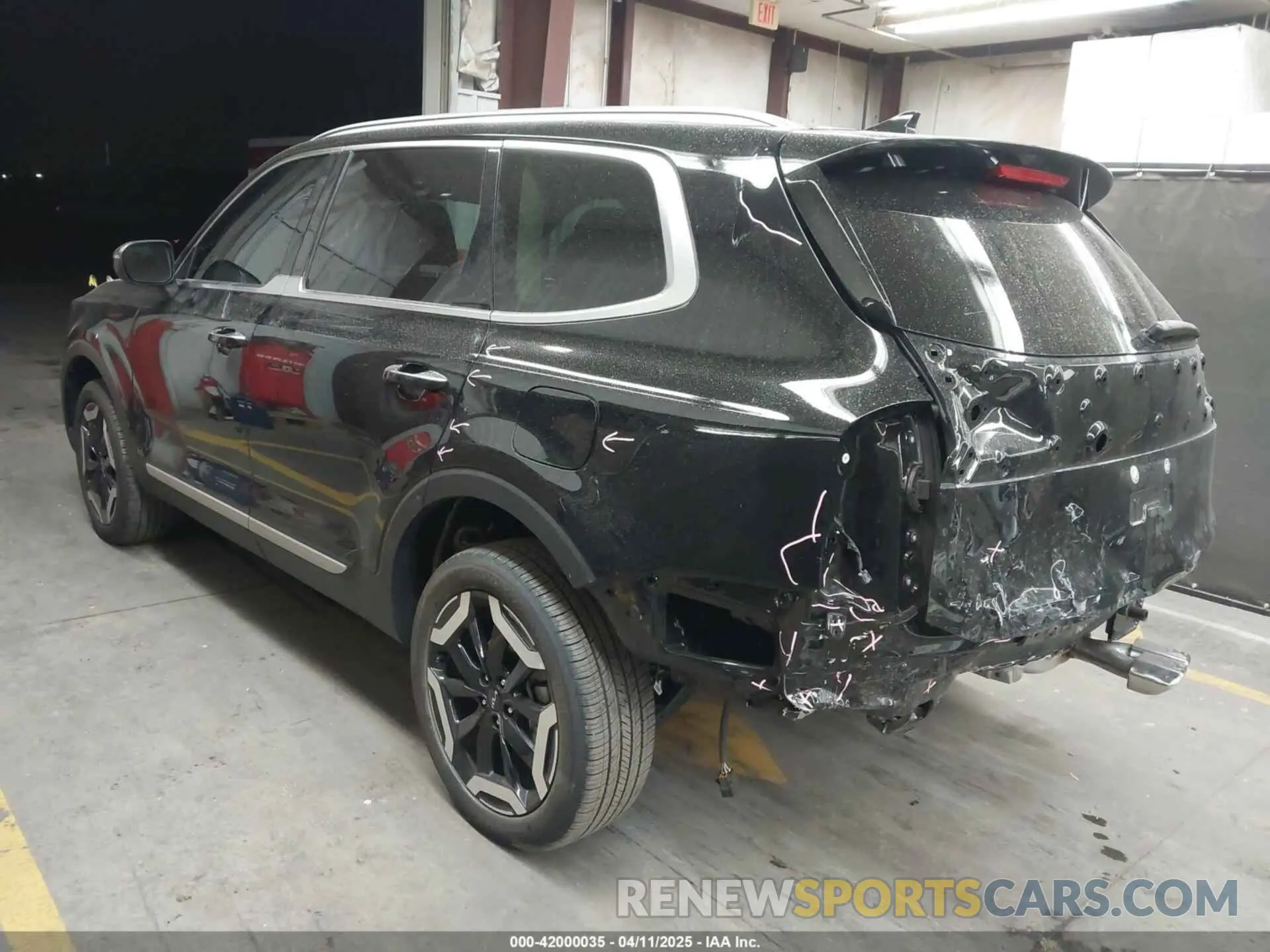 3 fotografías del automóvil dañado 5XYP64GC9SG580656 KIA TELLURIDE 2025