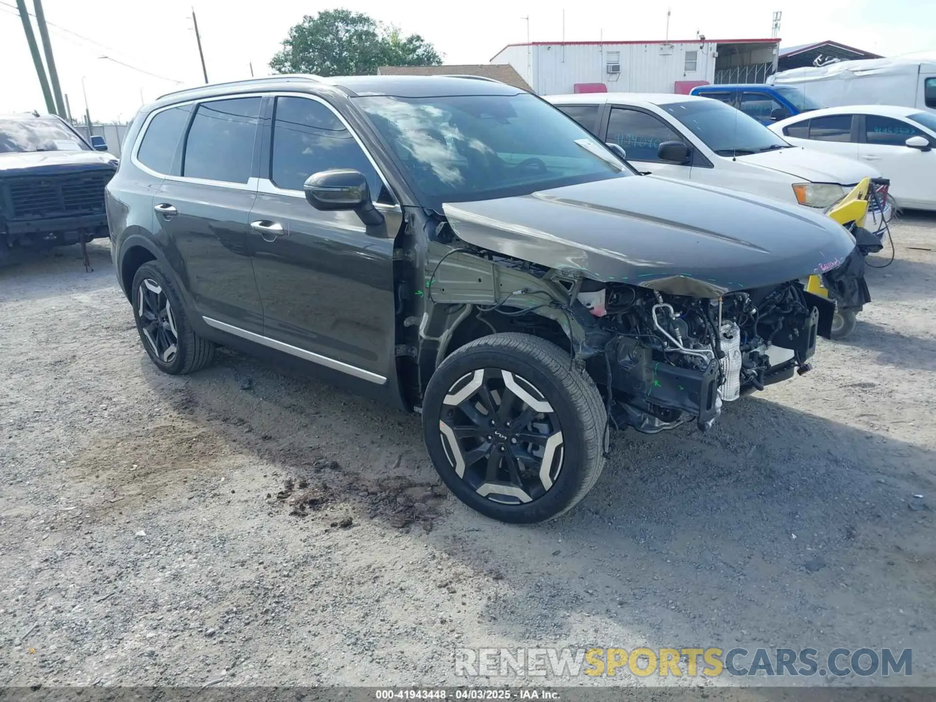 1 fotografías del automóvil dañado 5XYP64GCXSG593593 KIA TELLURIDE 2025